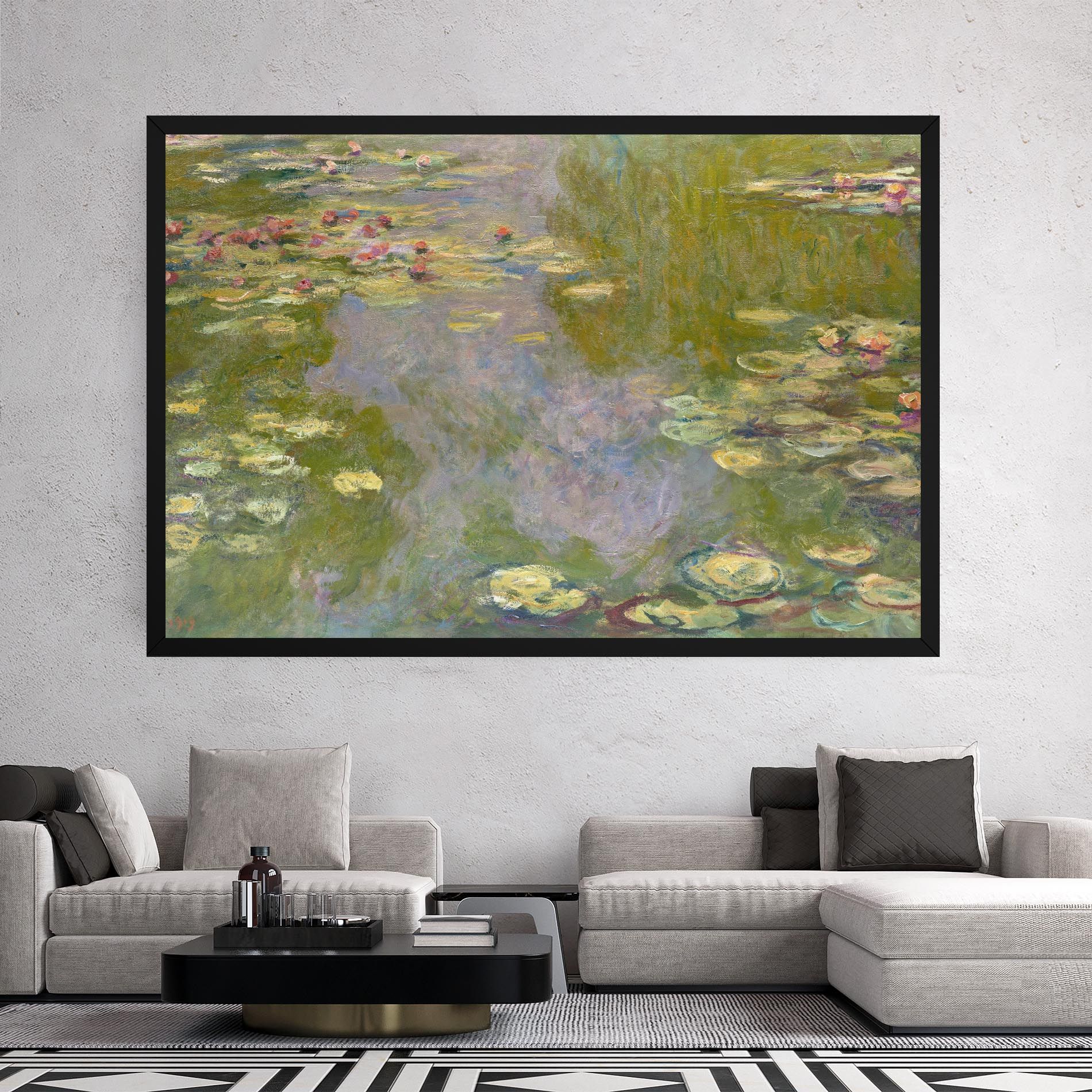 Water Lilies Monet mockup 2