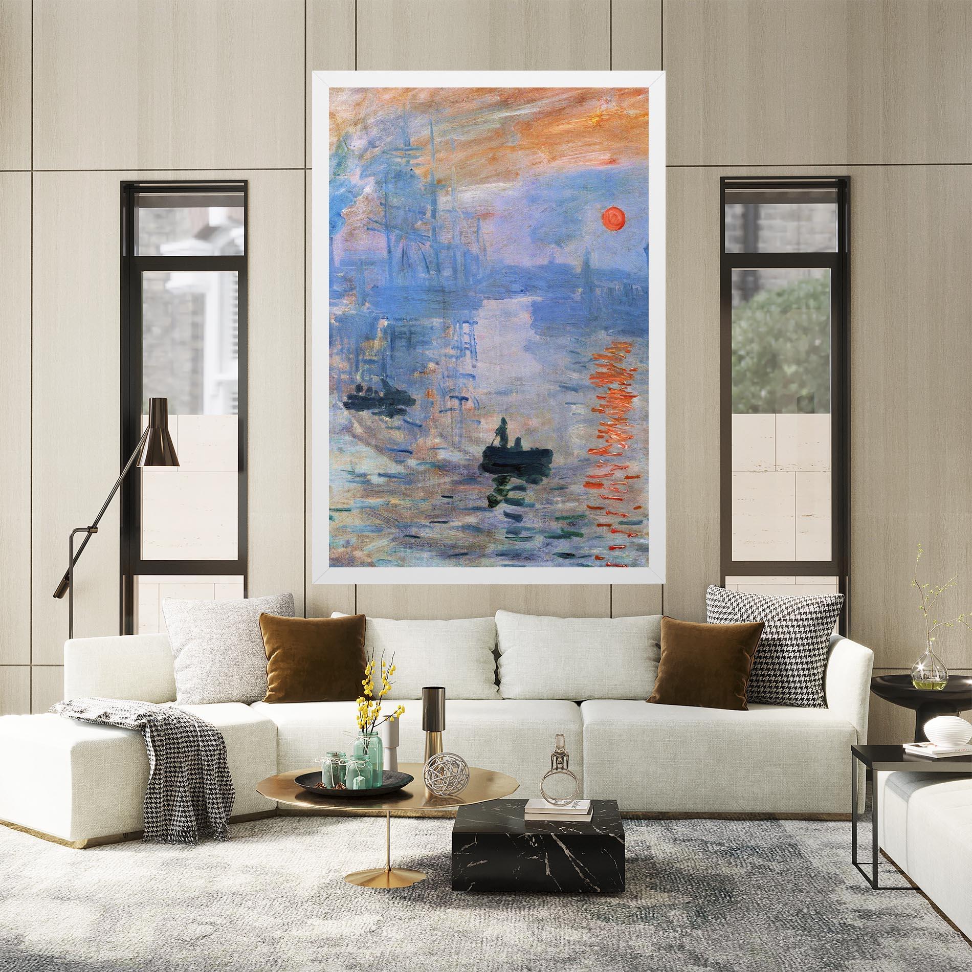 Картина на платно Sunrise Painting mockup 2