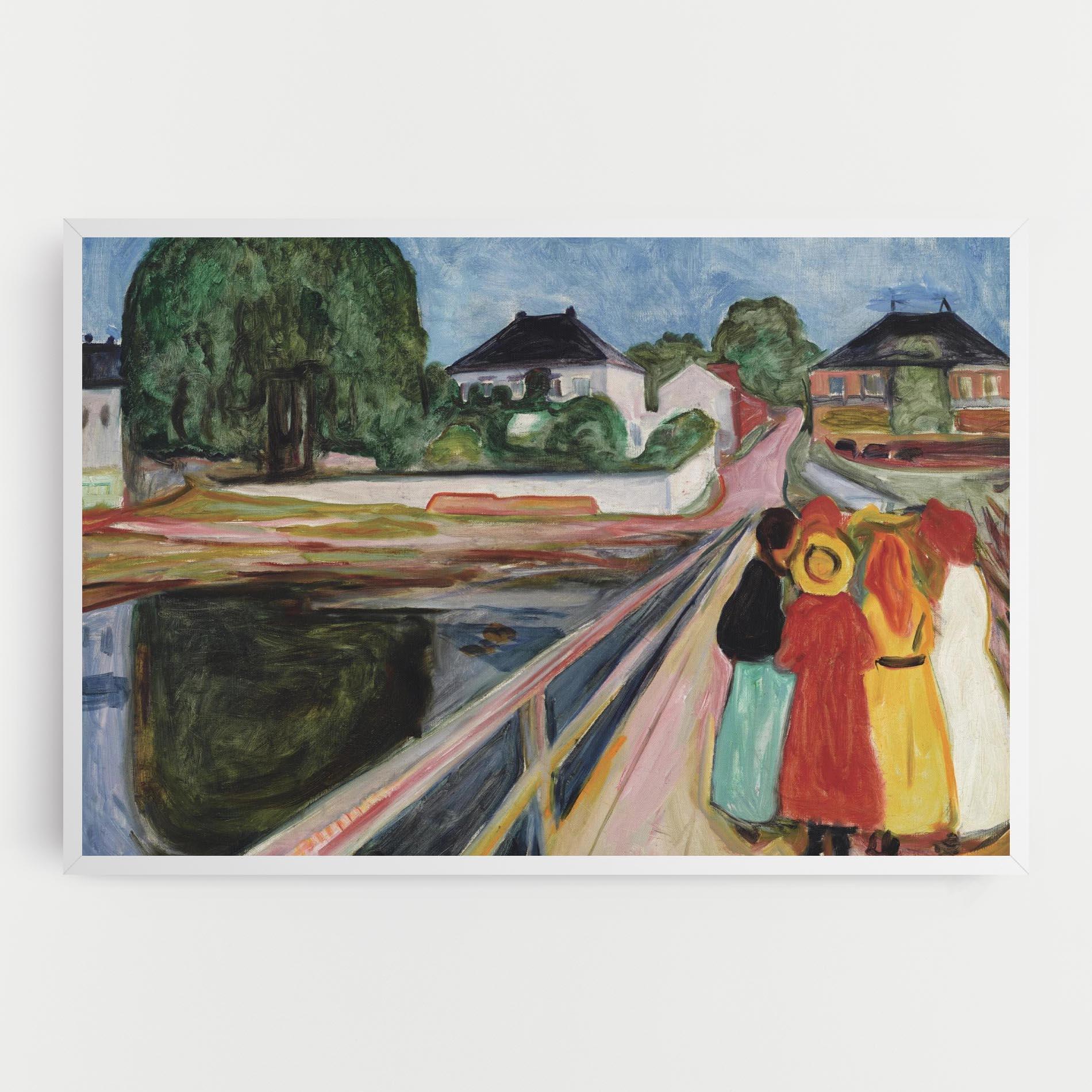 Картина на платно Pikene Pa Broen mockup 0