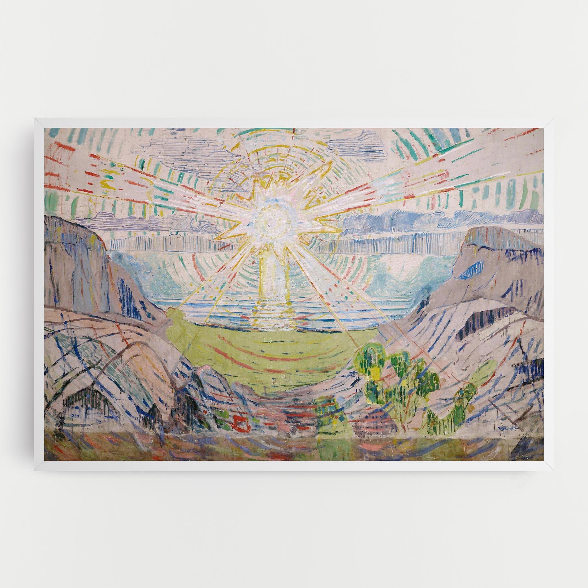 Картина на платно The Sun Art mockup 0