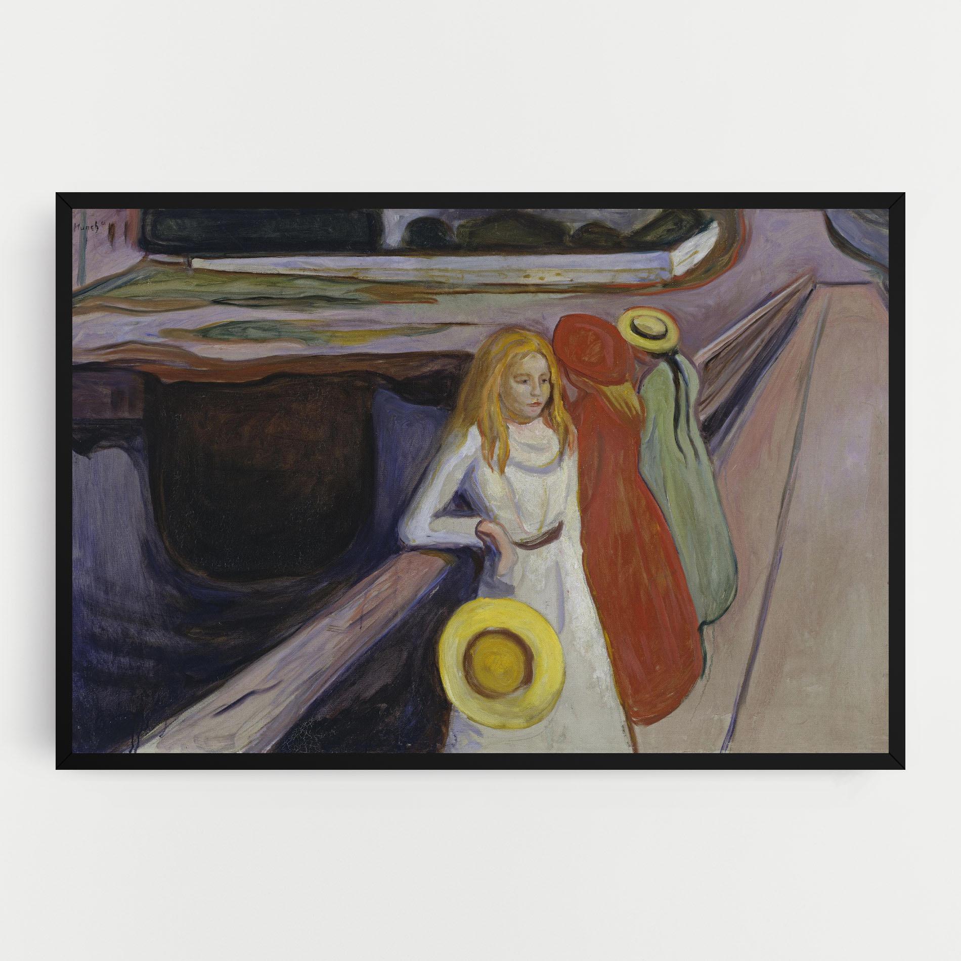 Картина на платно Bridge Girls mockup 0