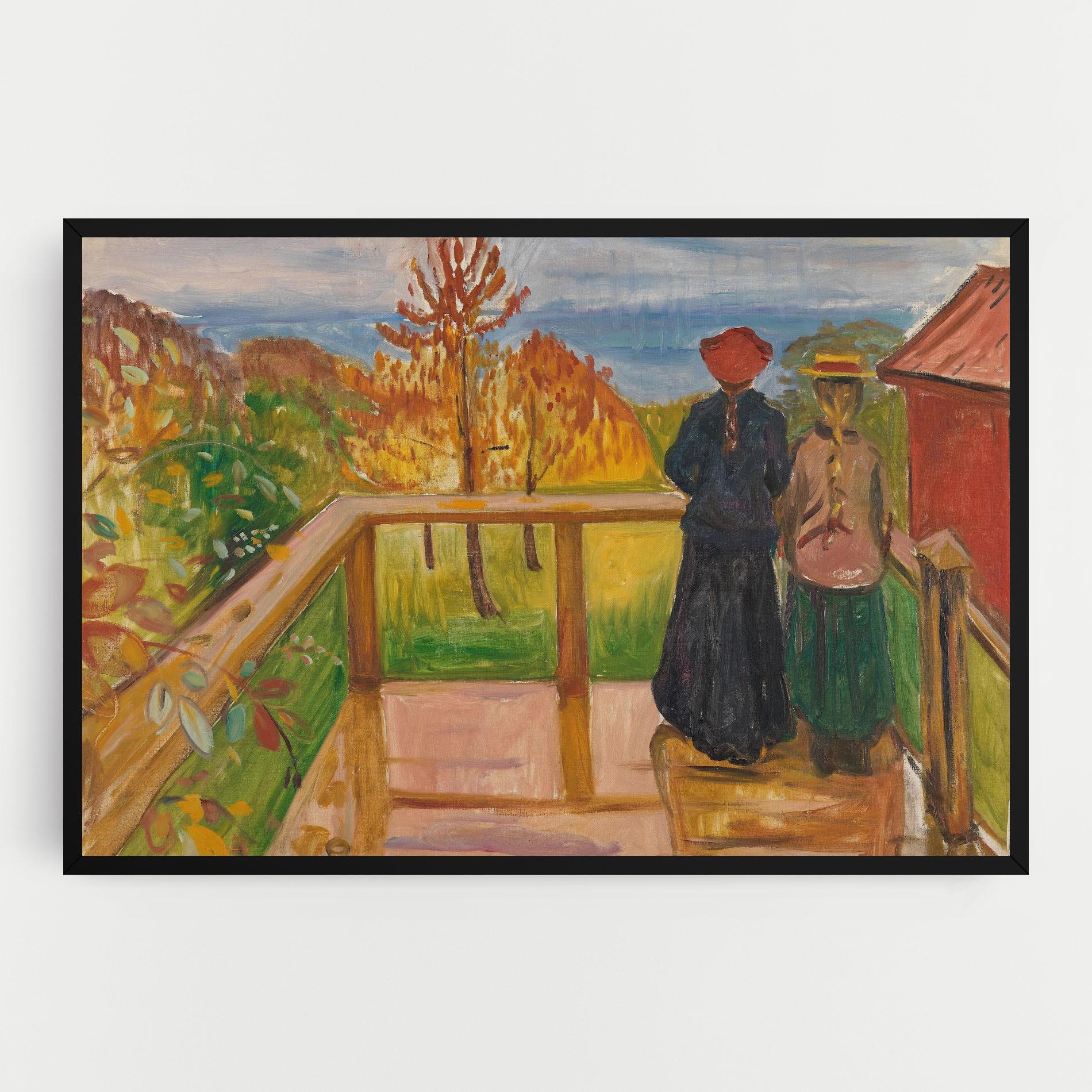 Картина на платно On The Veranda mockup 0