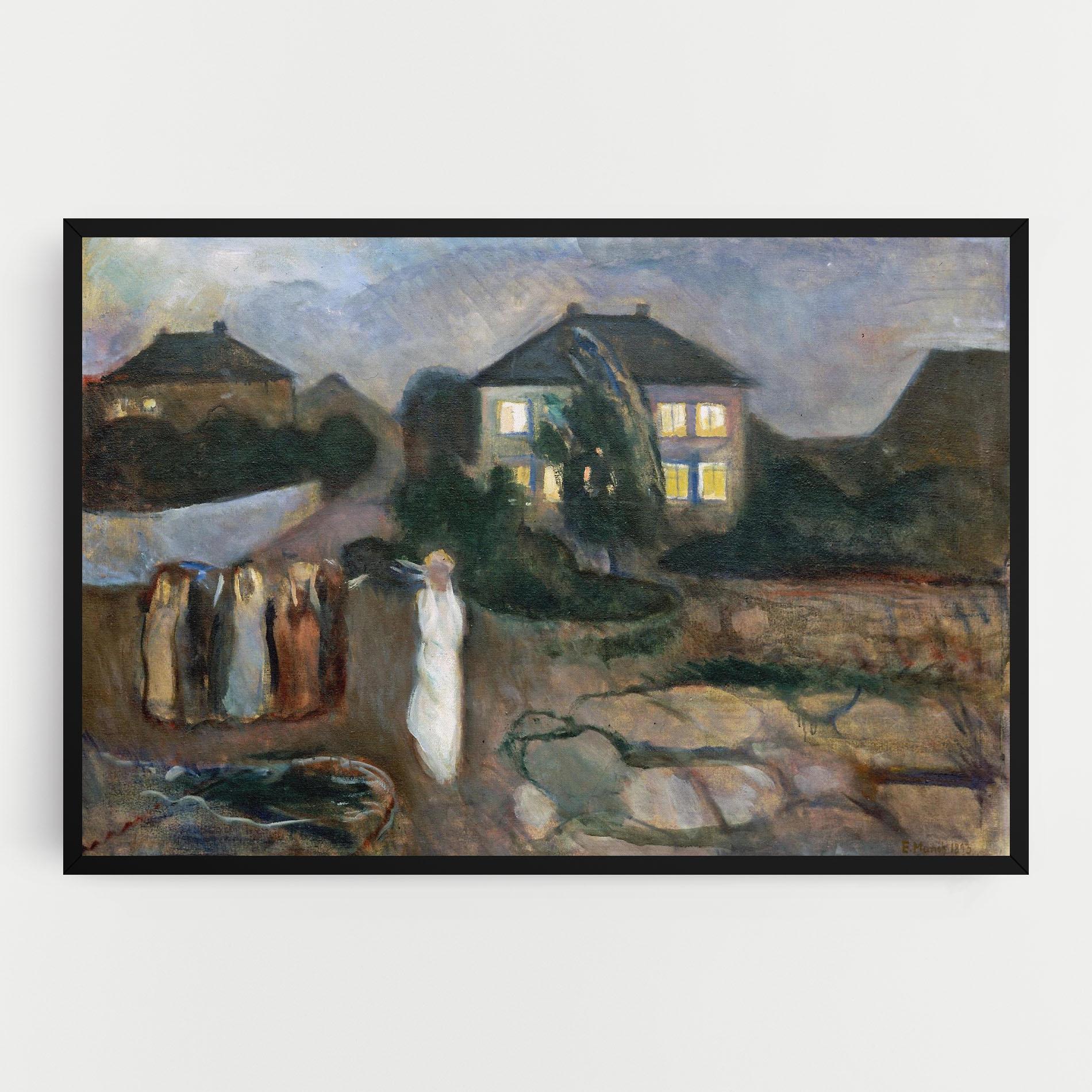 Картина на платно The Storm mockup 0