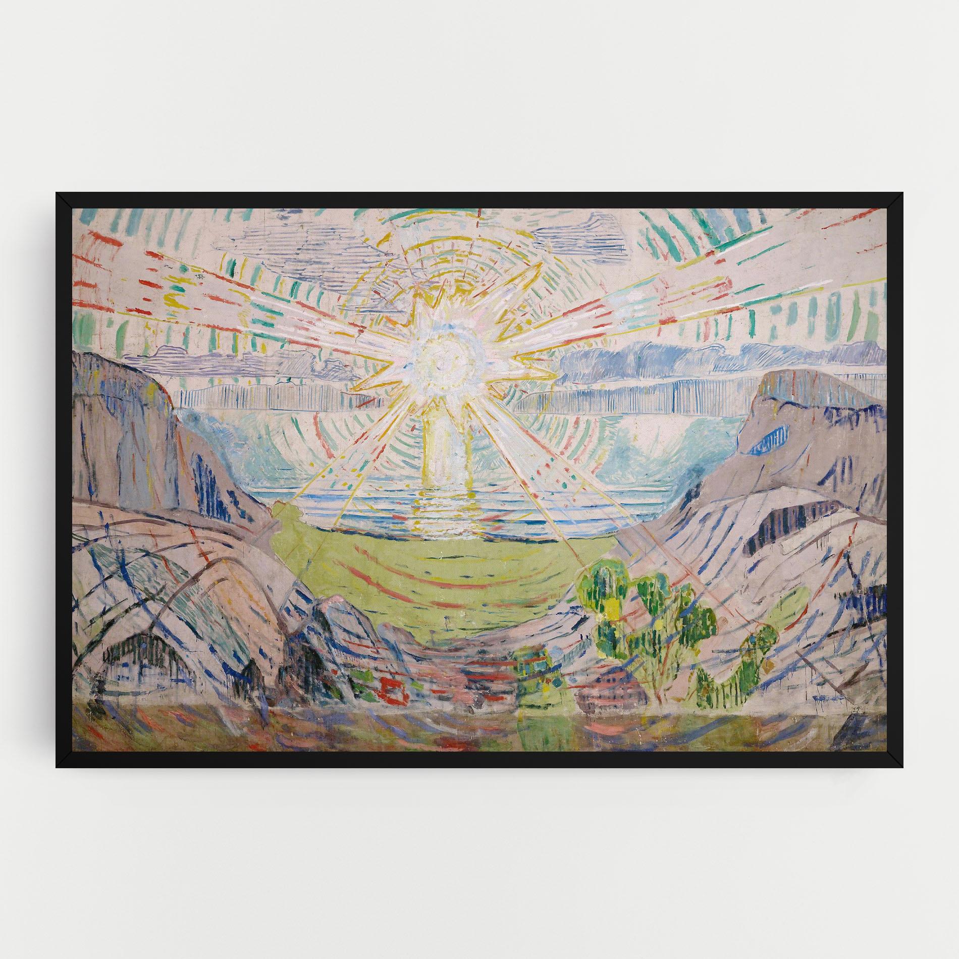 Картина на платно The Sun Art mockup 0