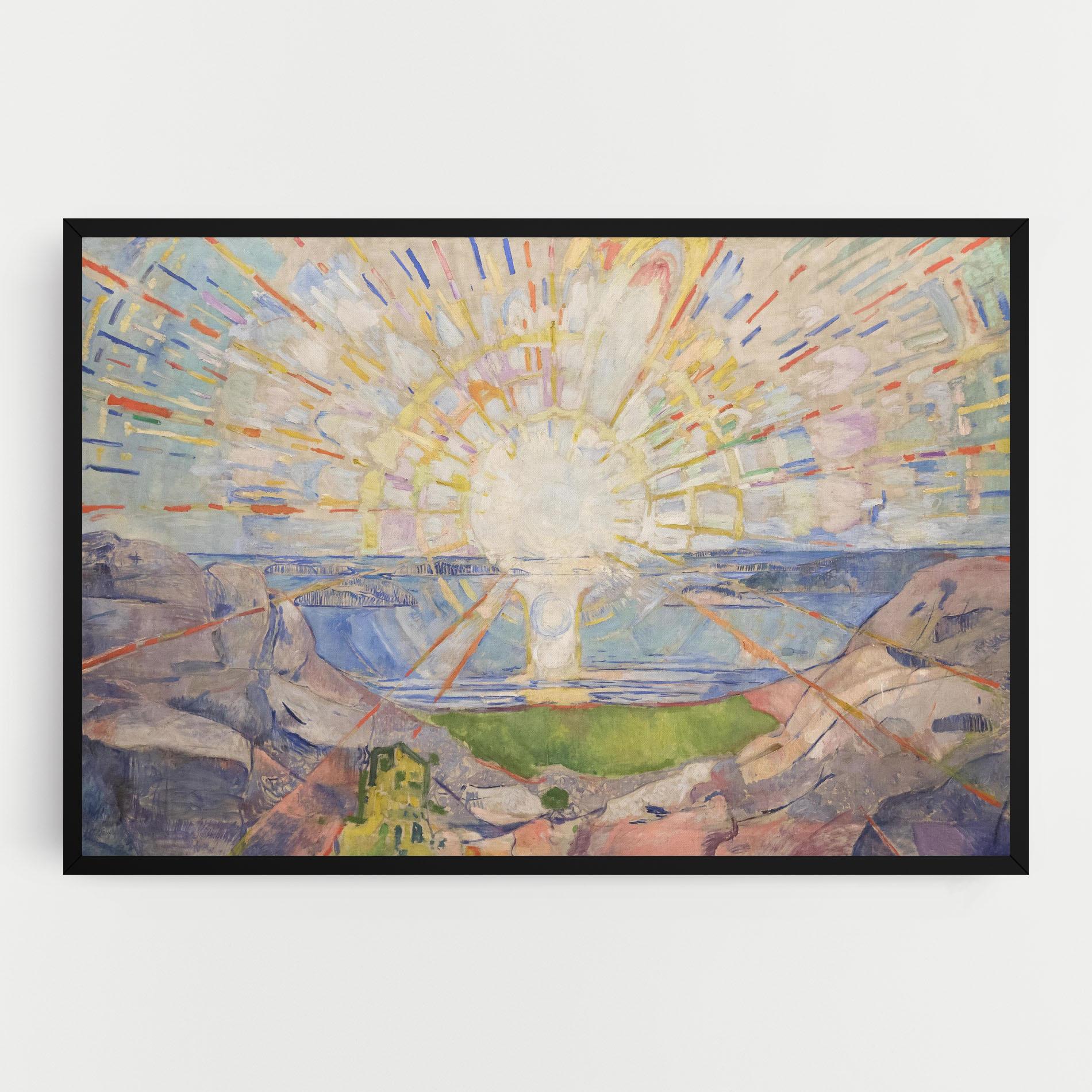 Картина на платно The Sun mockup 0