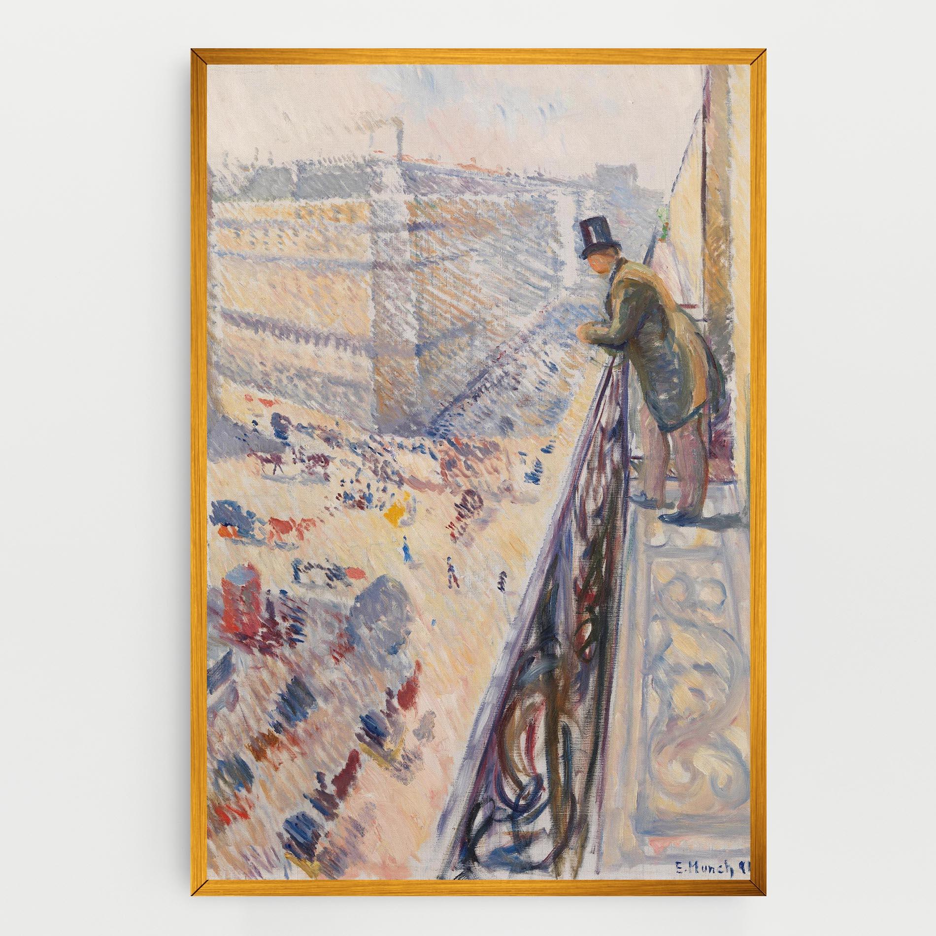 Картина на платно Rue Lafayette mockup 0