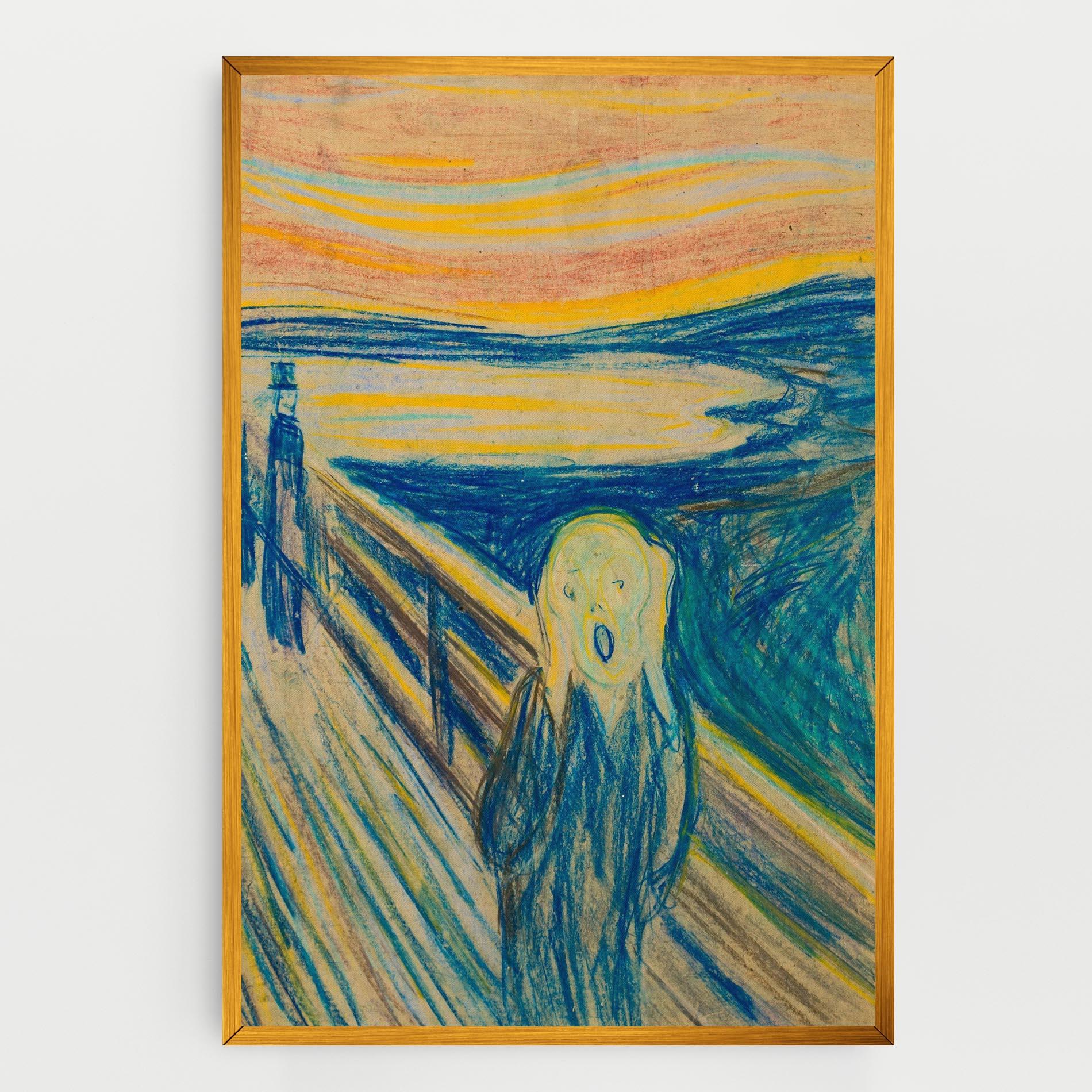 Картина на платно Skrik_1893 mockup 0