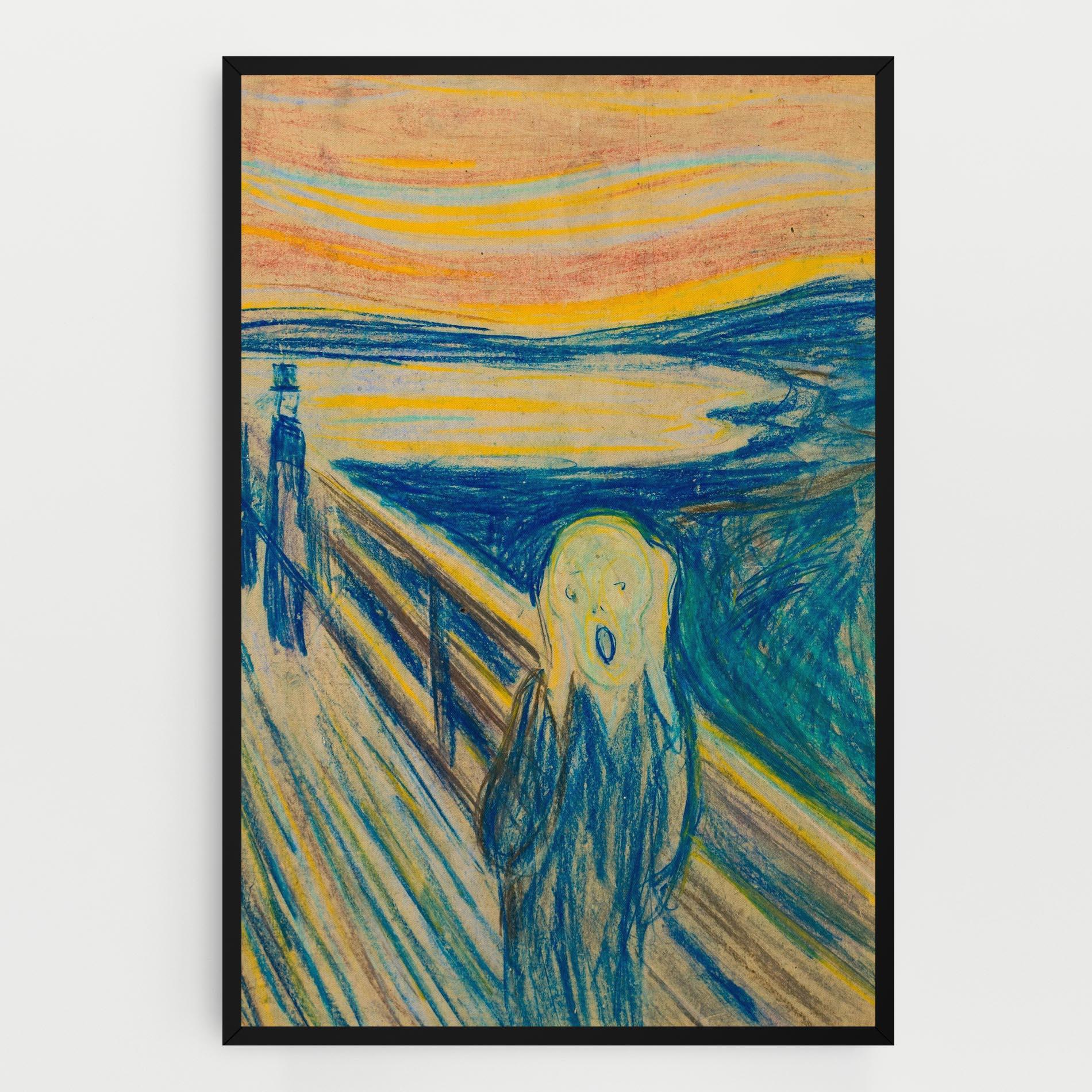 Картина на платно Skrik_1893 mockup 0