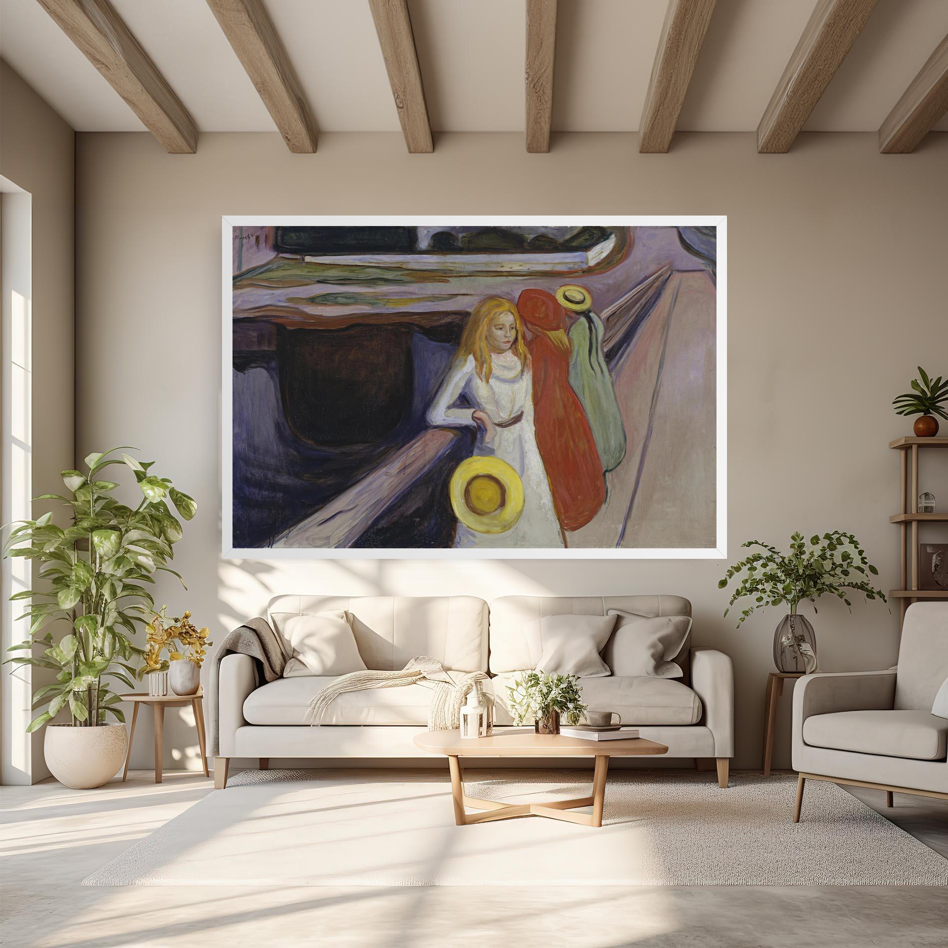 Картина на платно Bridge Girls mockup 6