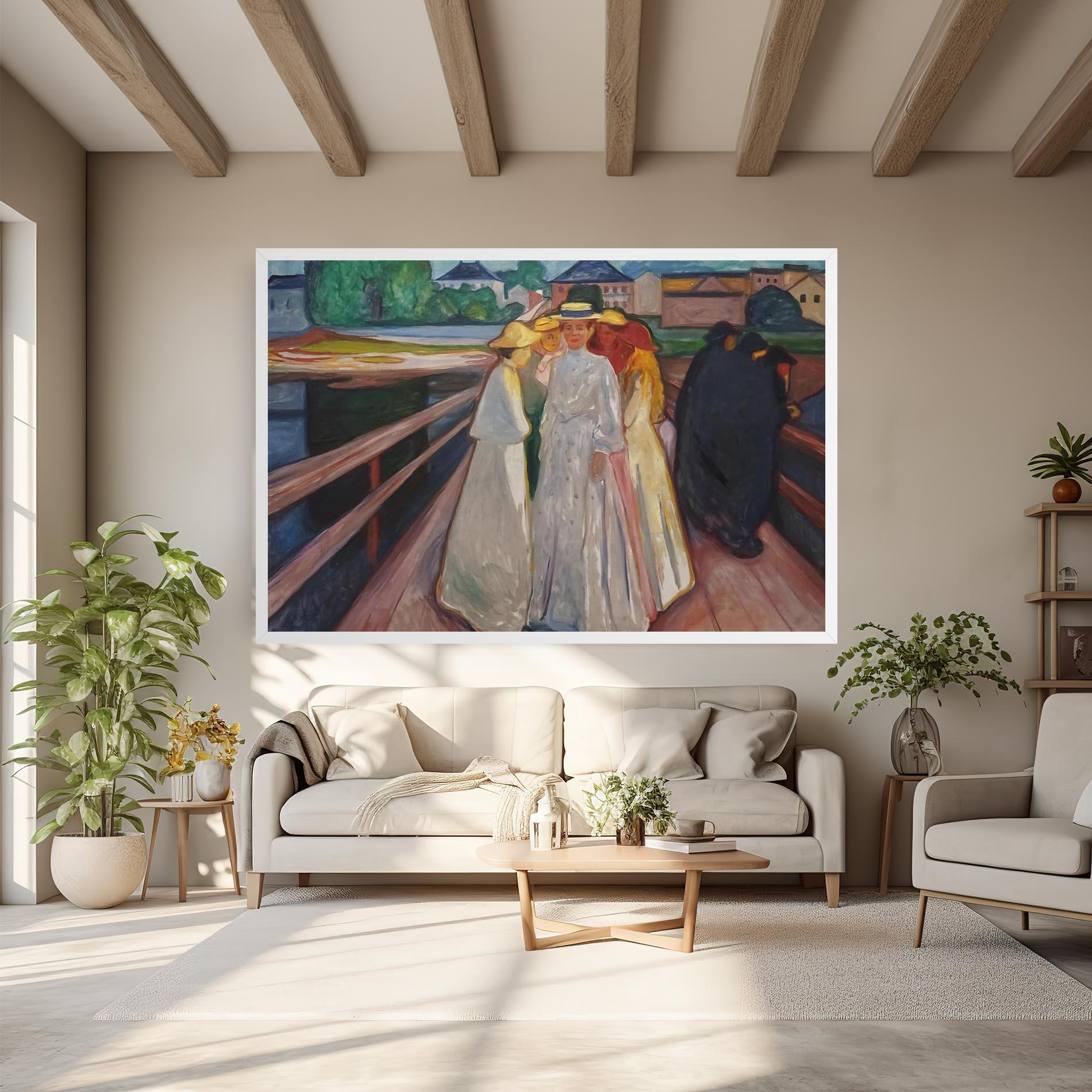 Картина на платно Munch Art mockup 6