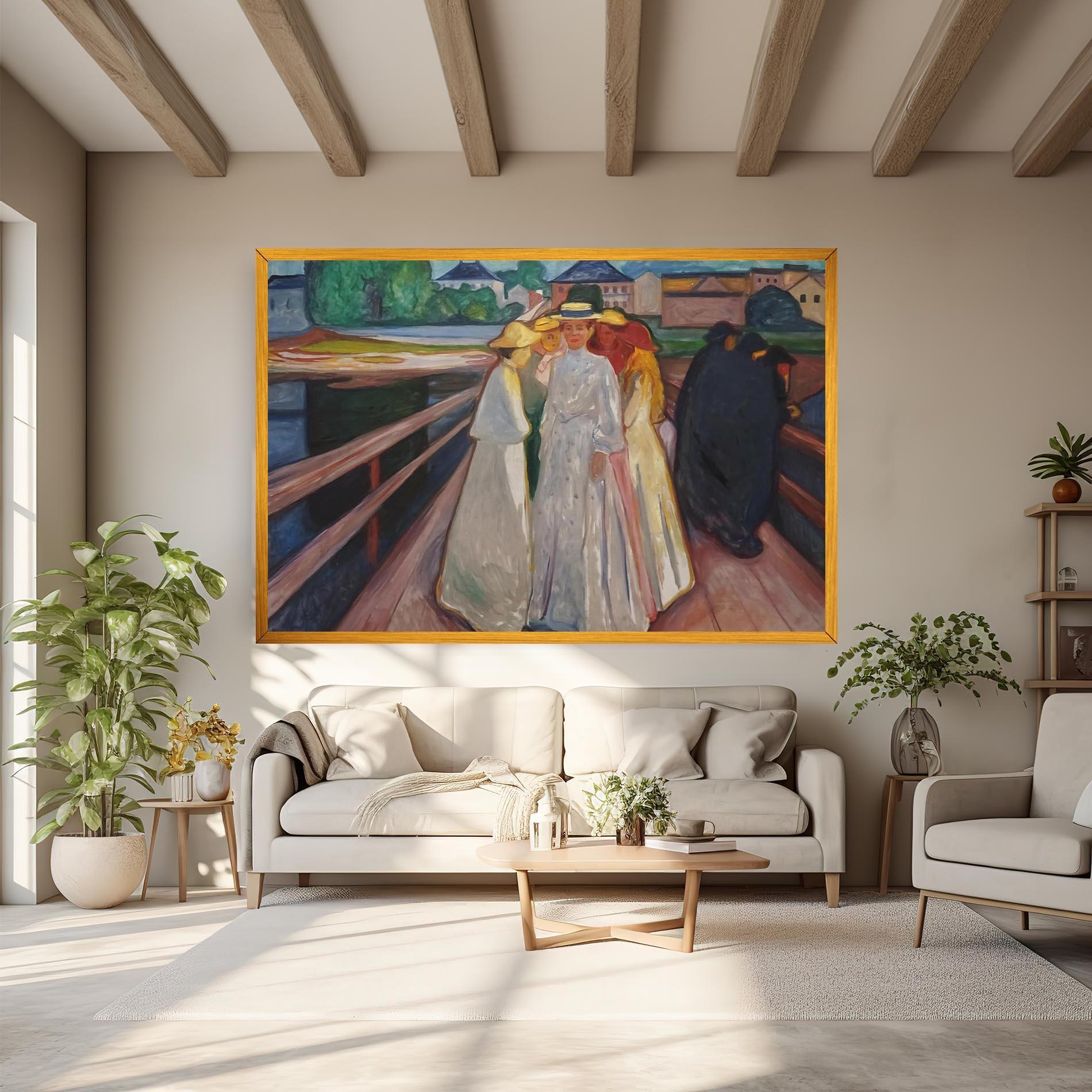 Картина на платно Munch Art mockup 6