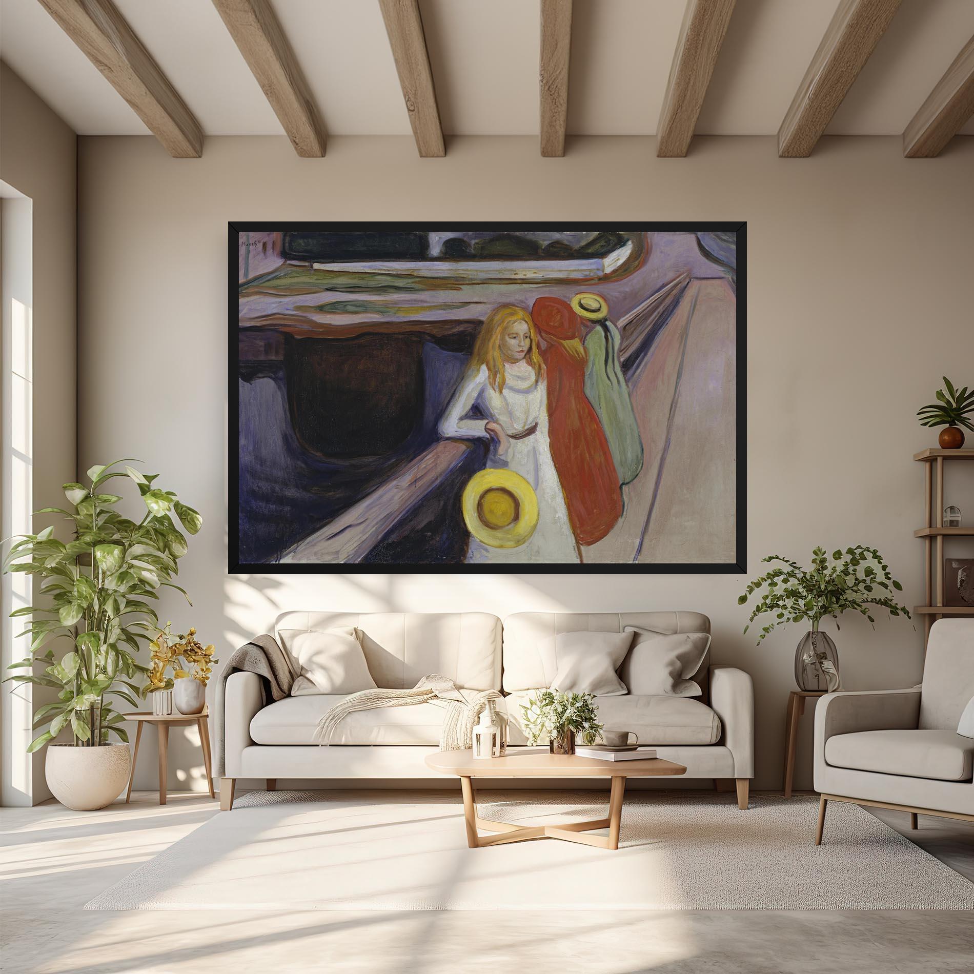 Картина на платно Bridge Girls mockup 6