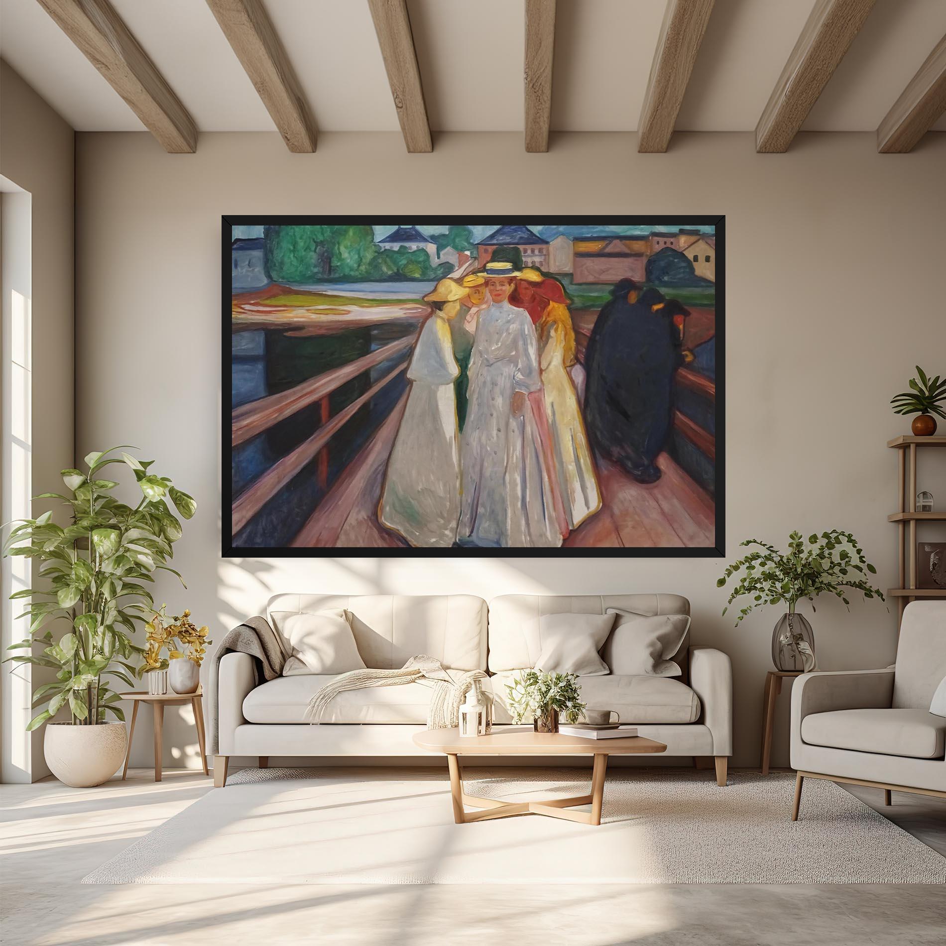 Картина на платно Munch Art mockup 6