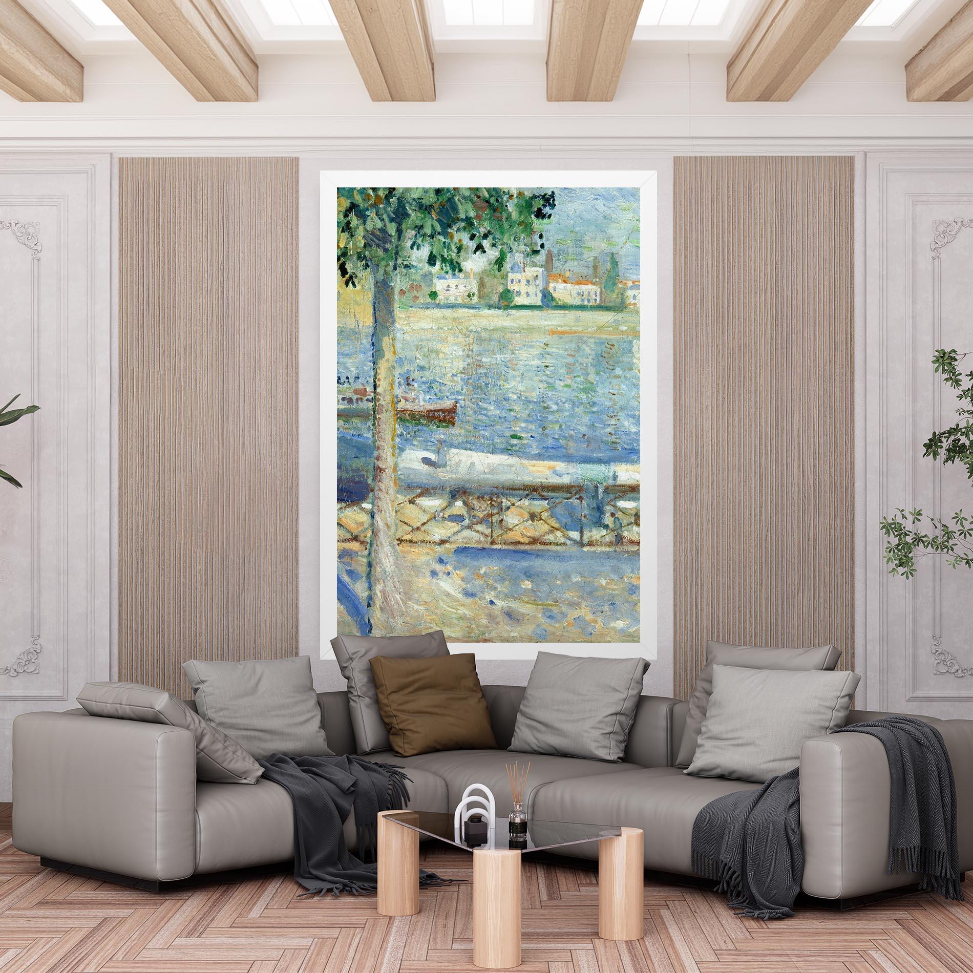 Картина на платно Seine At Saint mockup 6