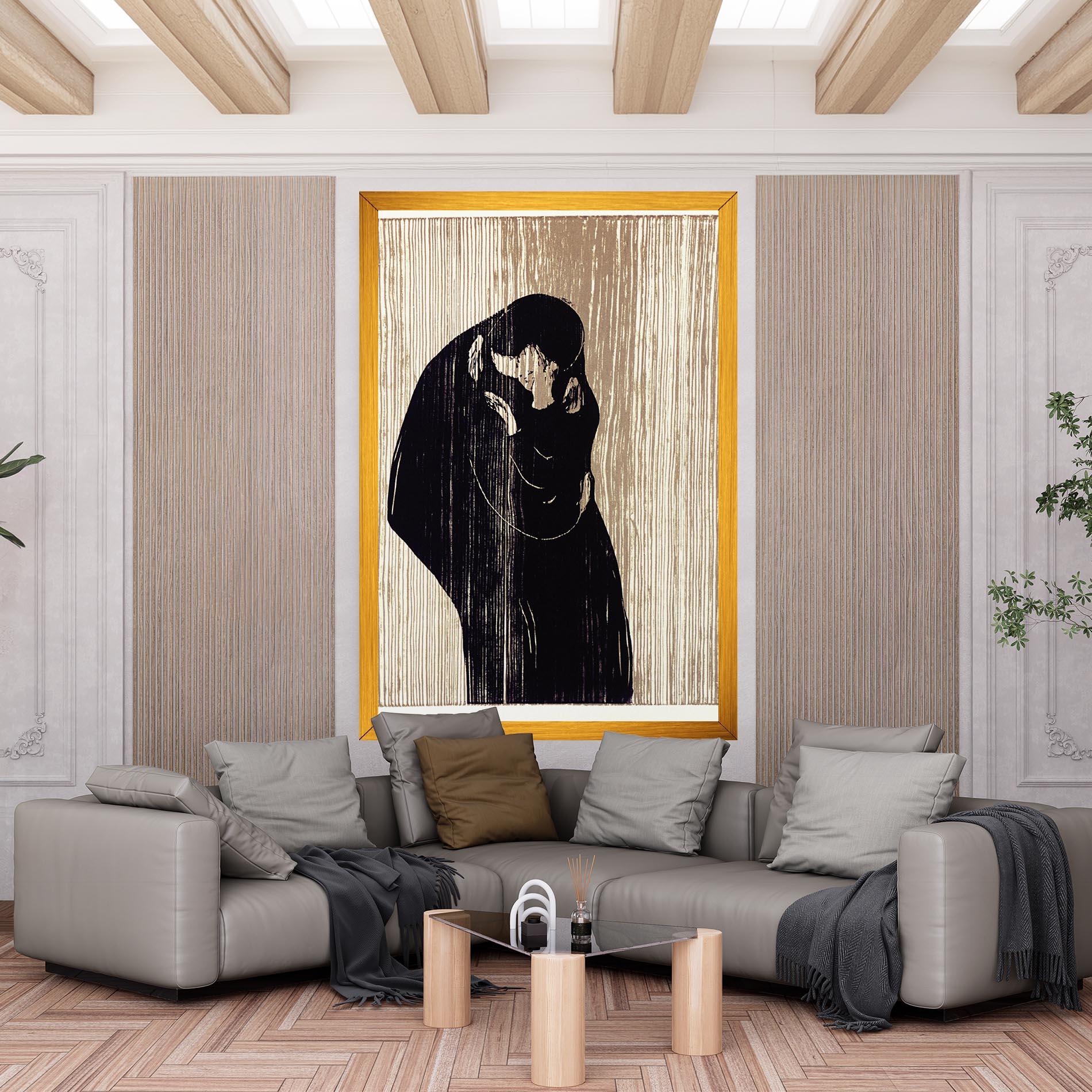 Картина на платно Kiss mockup 6