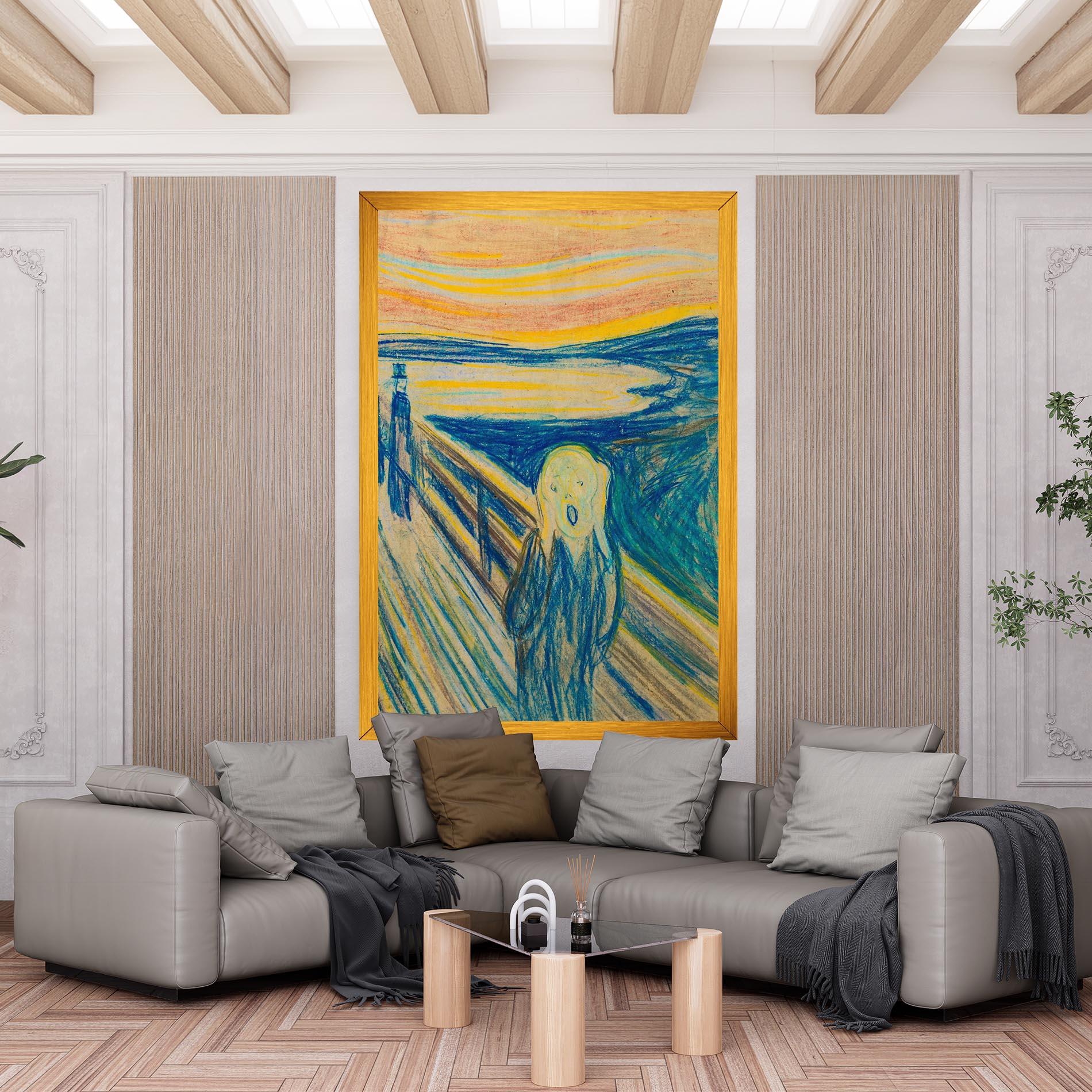 Картина на платно Skrik_1893 mockup 6