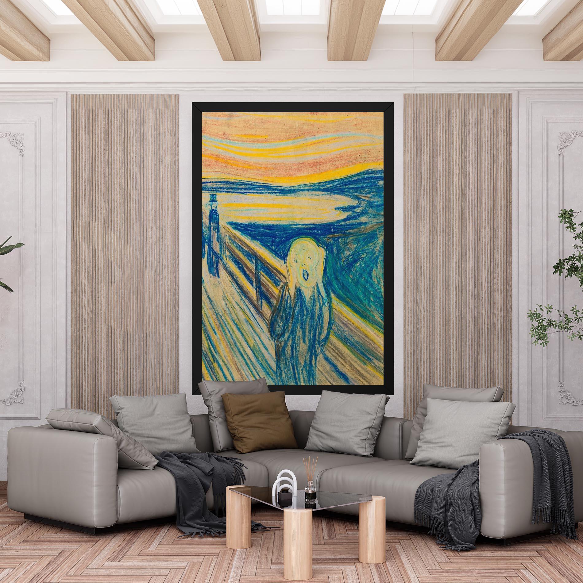 Картина на платно Skrik_1893 mockup 6