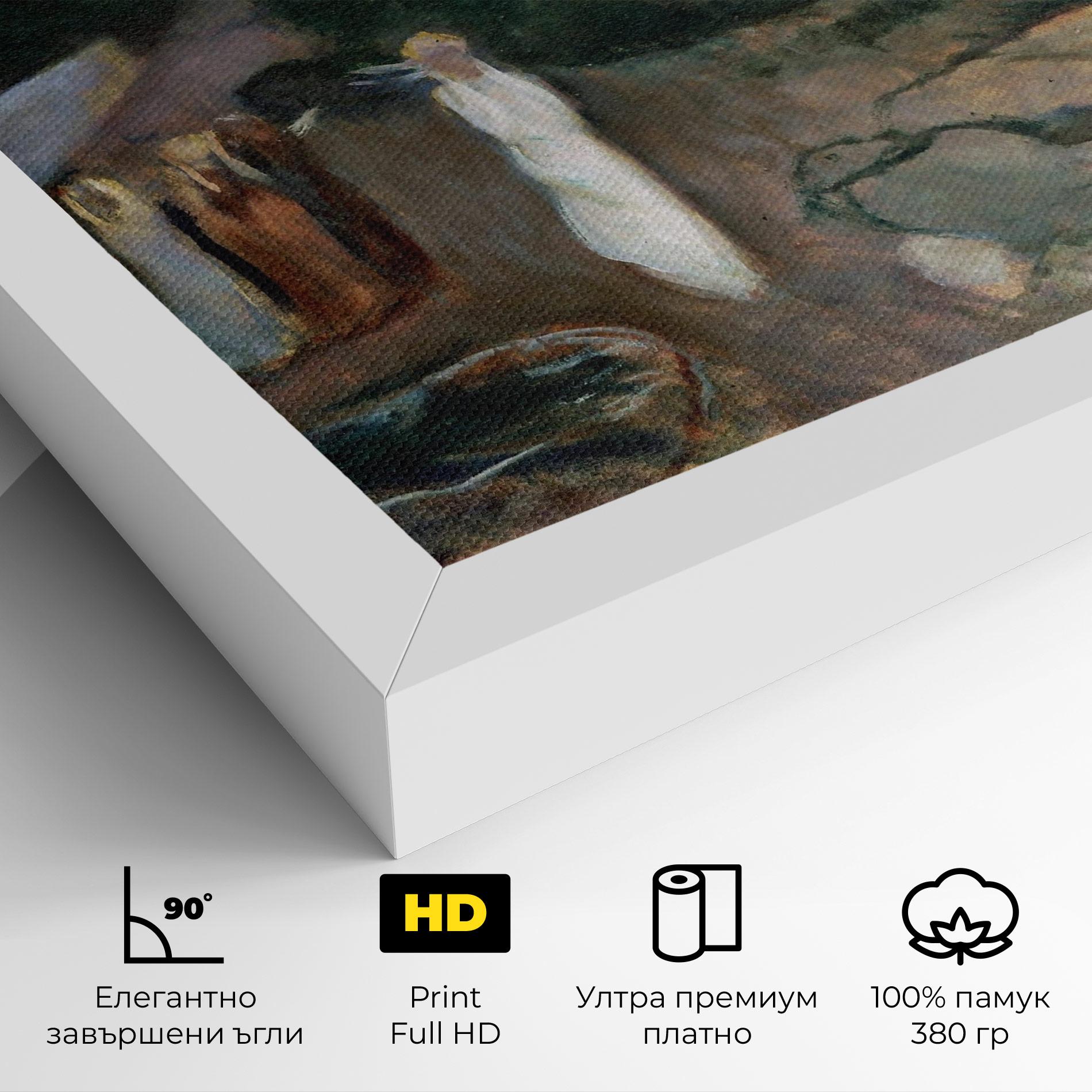 Картина на платно The Storm mockup 4