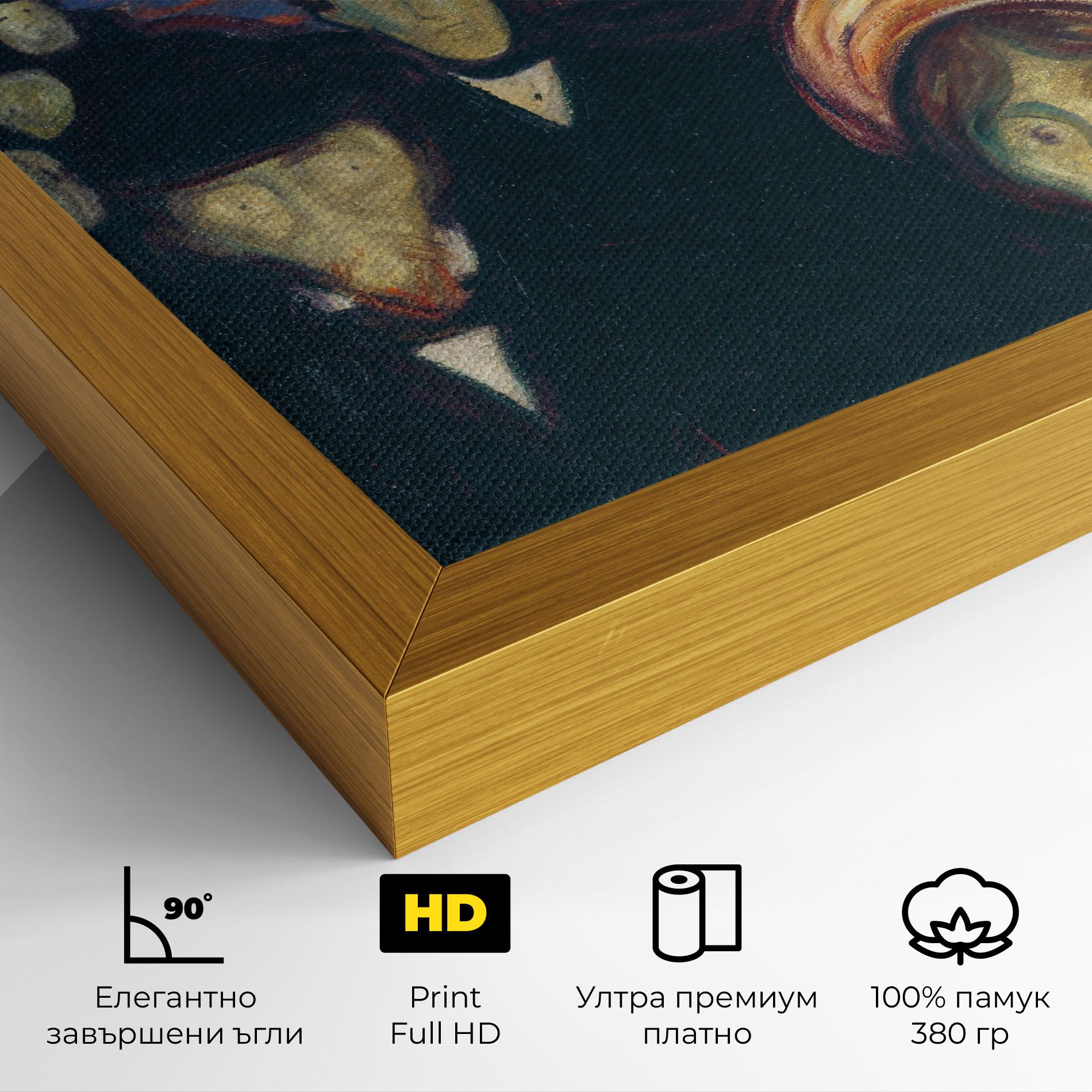 Картина на платно Anxiety mockup 4