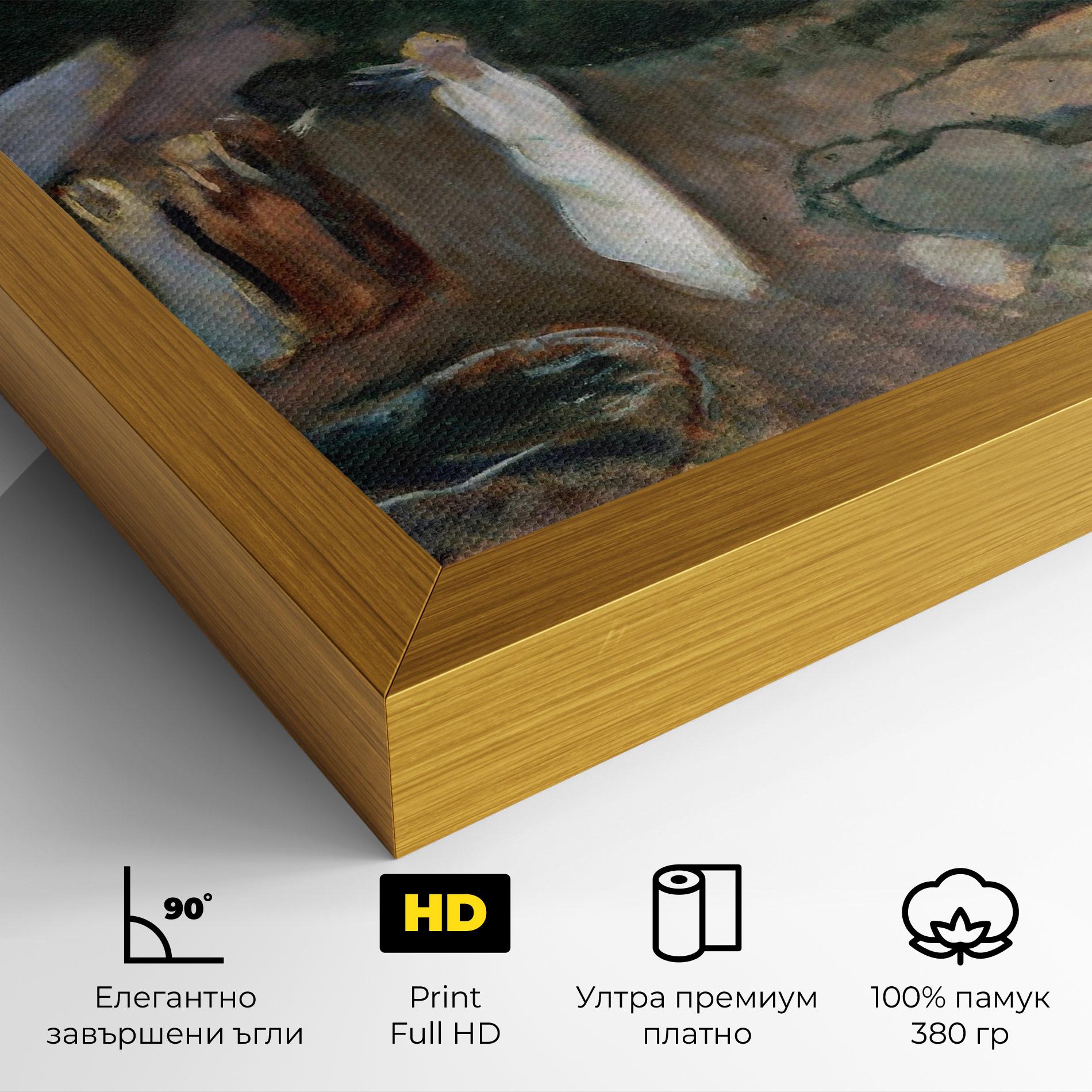 Картина на платно The Storm mockup 4