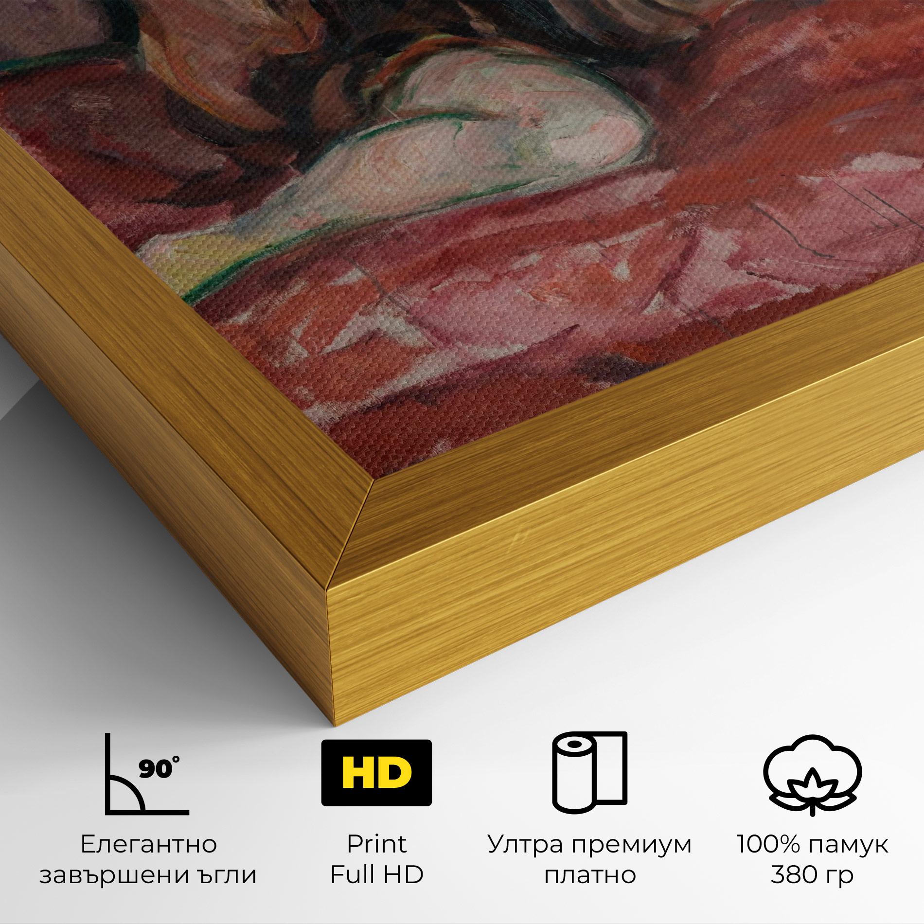 Картина на платно Weeping Nude mockup 4