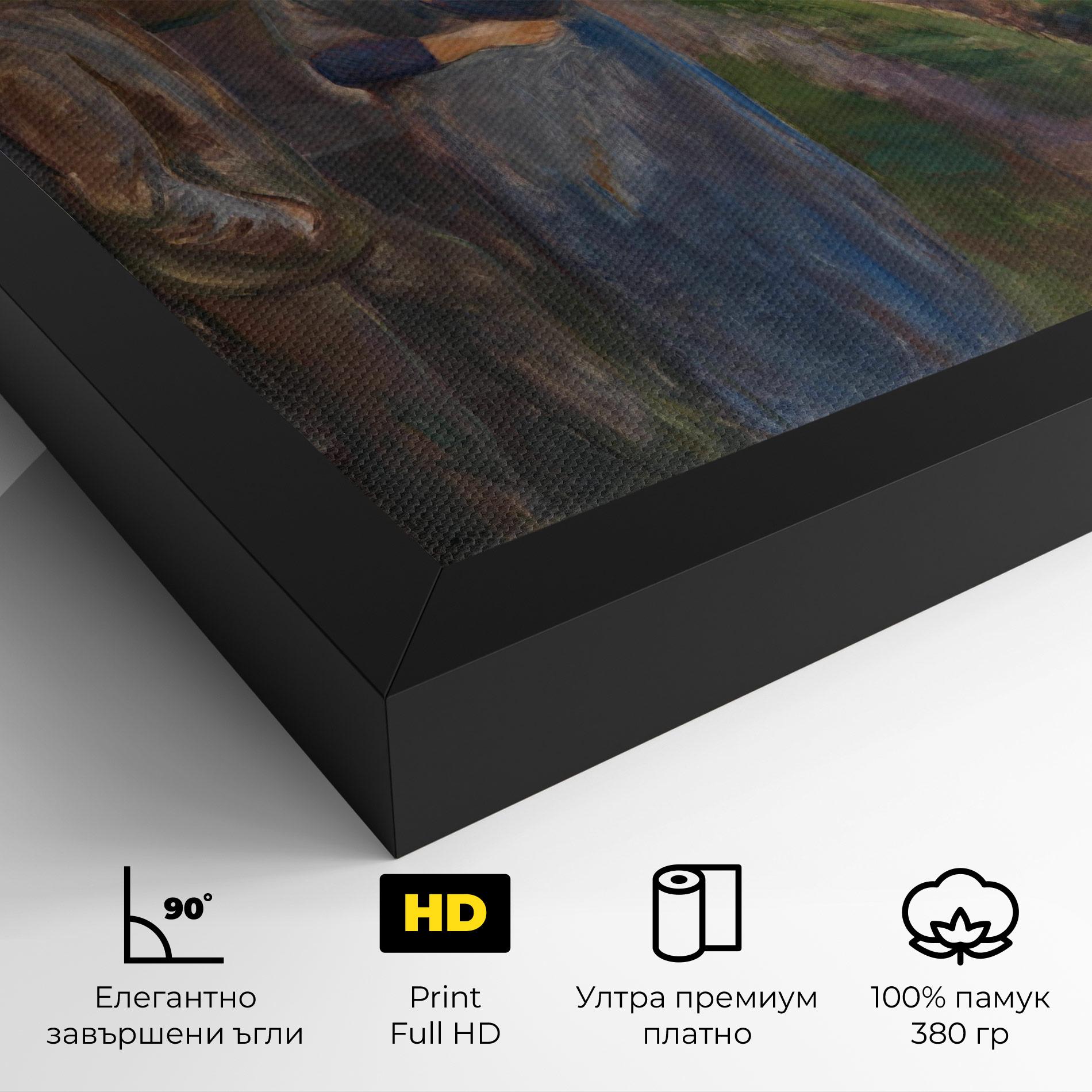 Картина на платно Evening Passion mockup 4