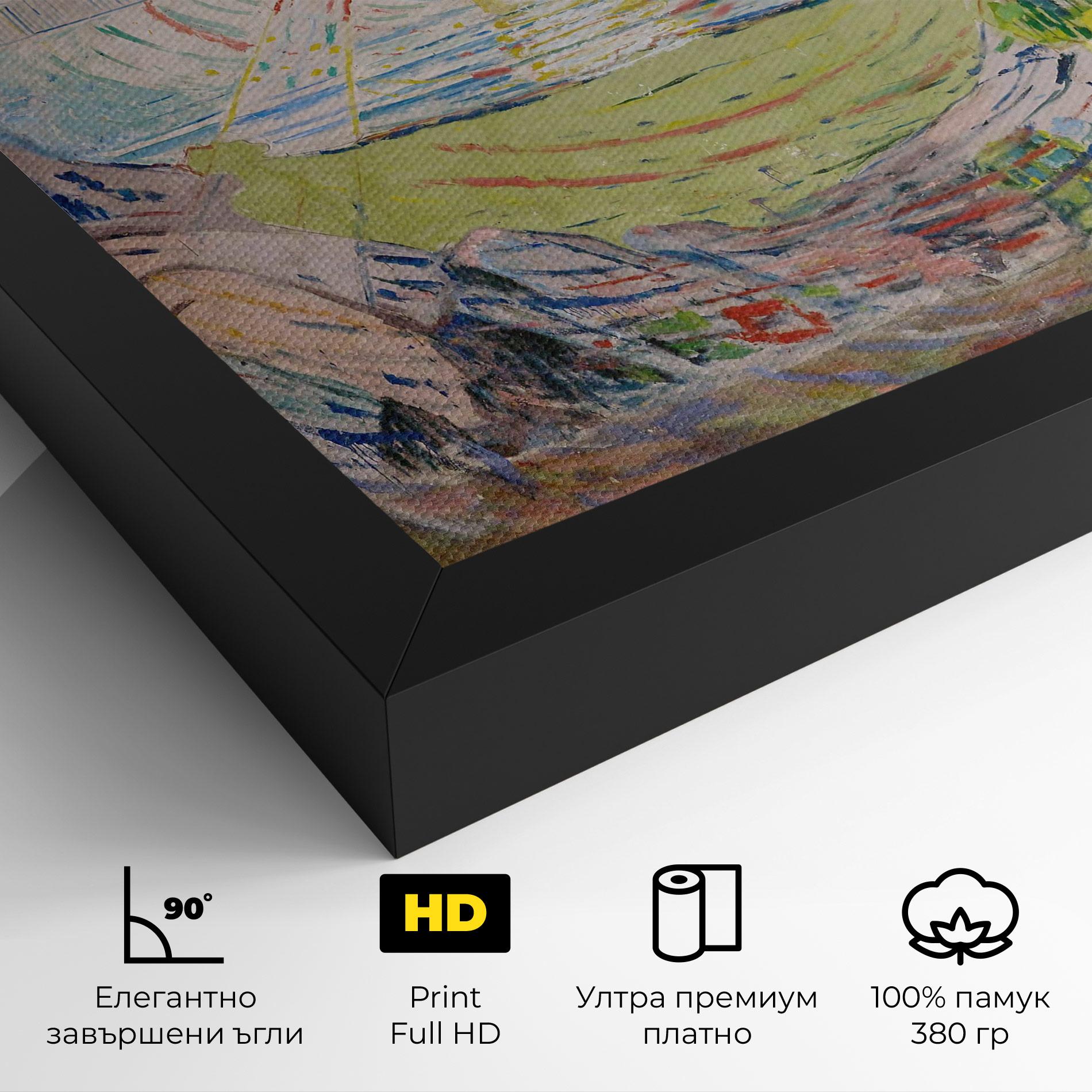 Картина на платно The Sun Art mockup 4