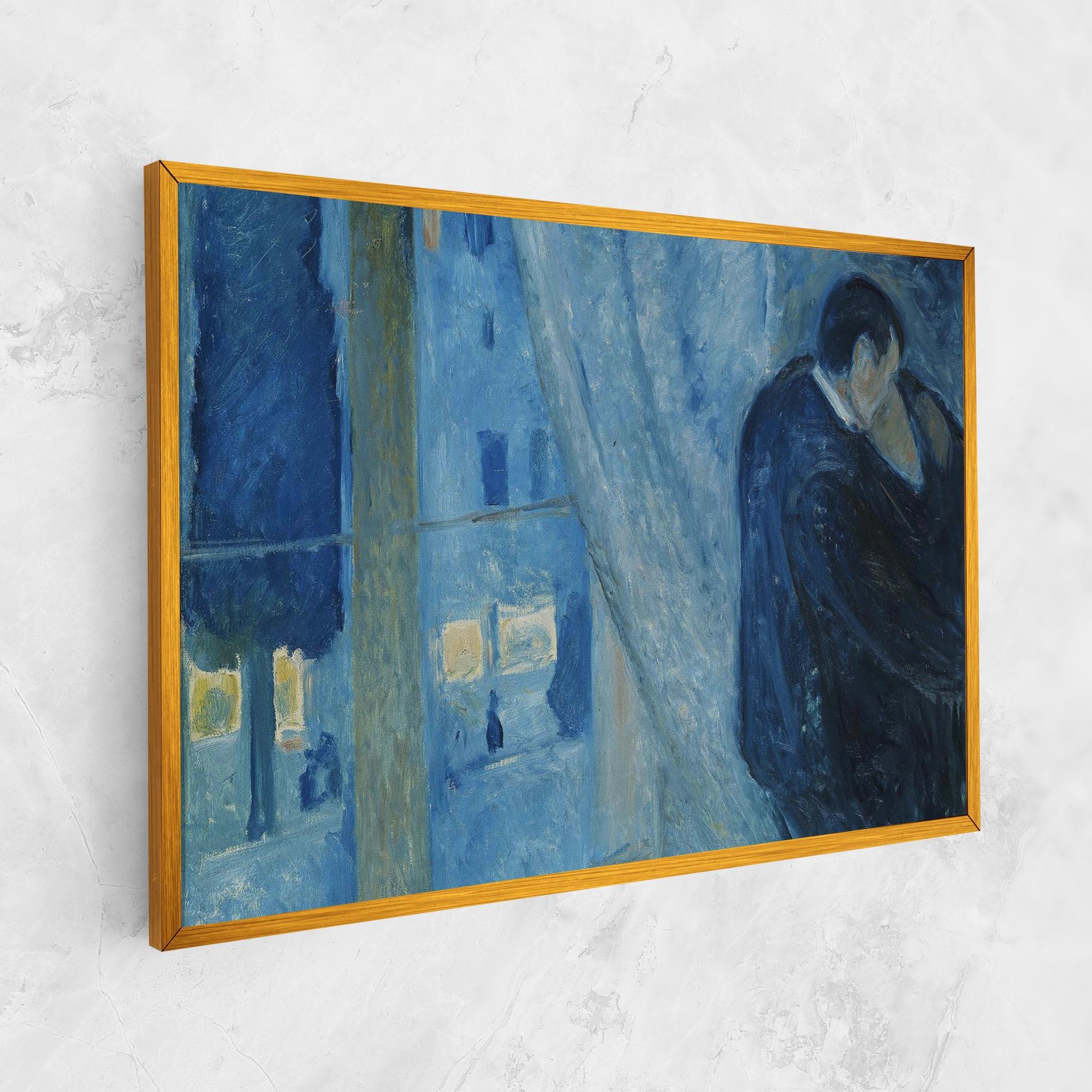 Картина на платно Kiss By The Window mockup 1