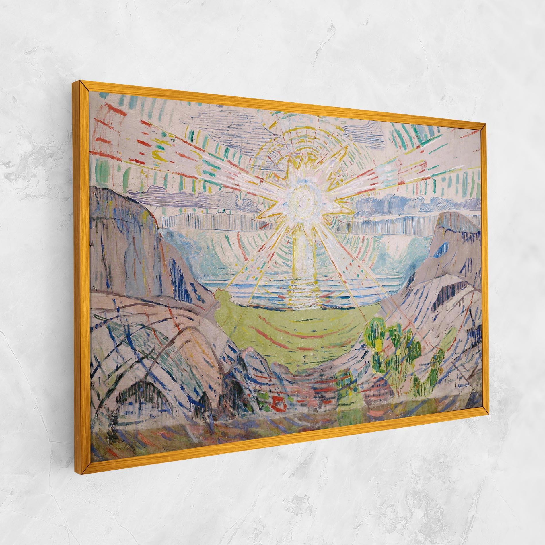 Картина на платно The Sun Art mockup 1