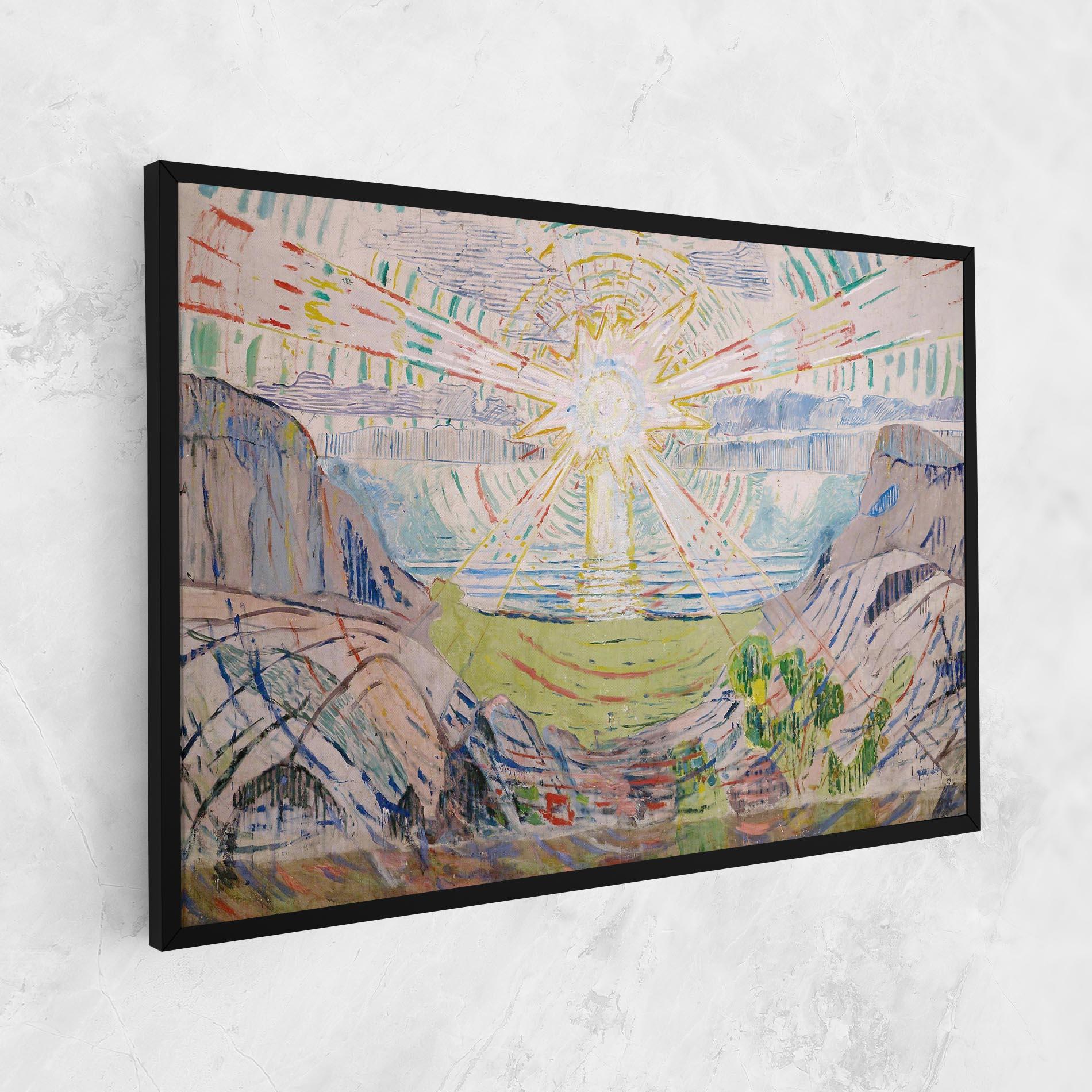 Картина на платно The Sun Art mockup 1