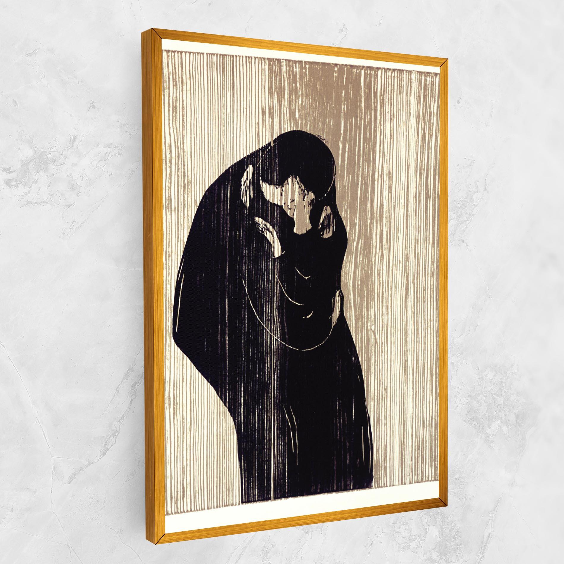 Картина на платно Kiss mockup 1