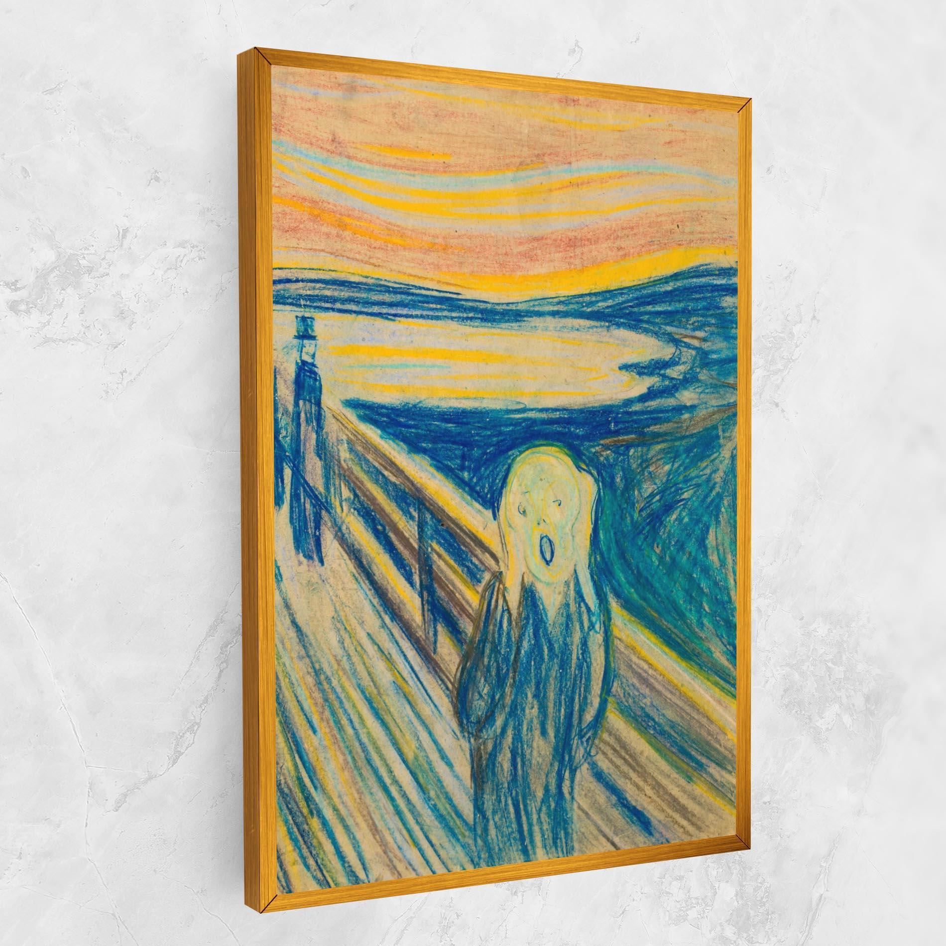 Картина на платно Skrik_1893 mockup 1