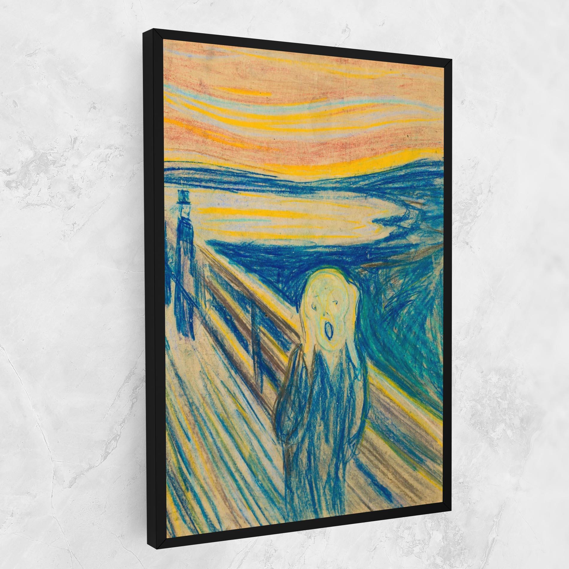 Картина на платно Skrik_1893 mockup 1