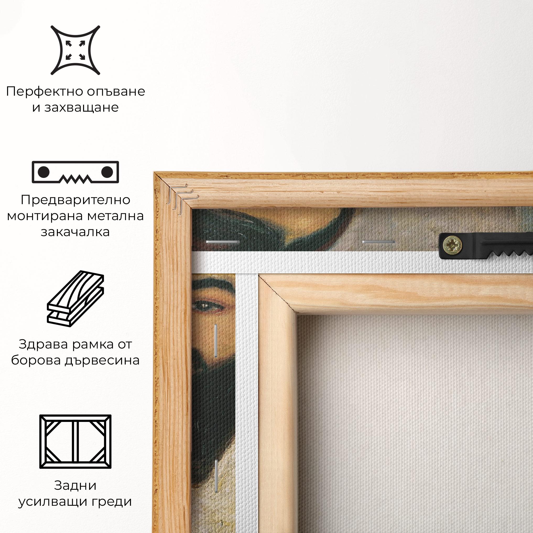 Картина на платно Der Maler mockup 5