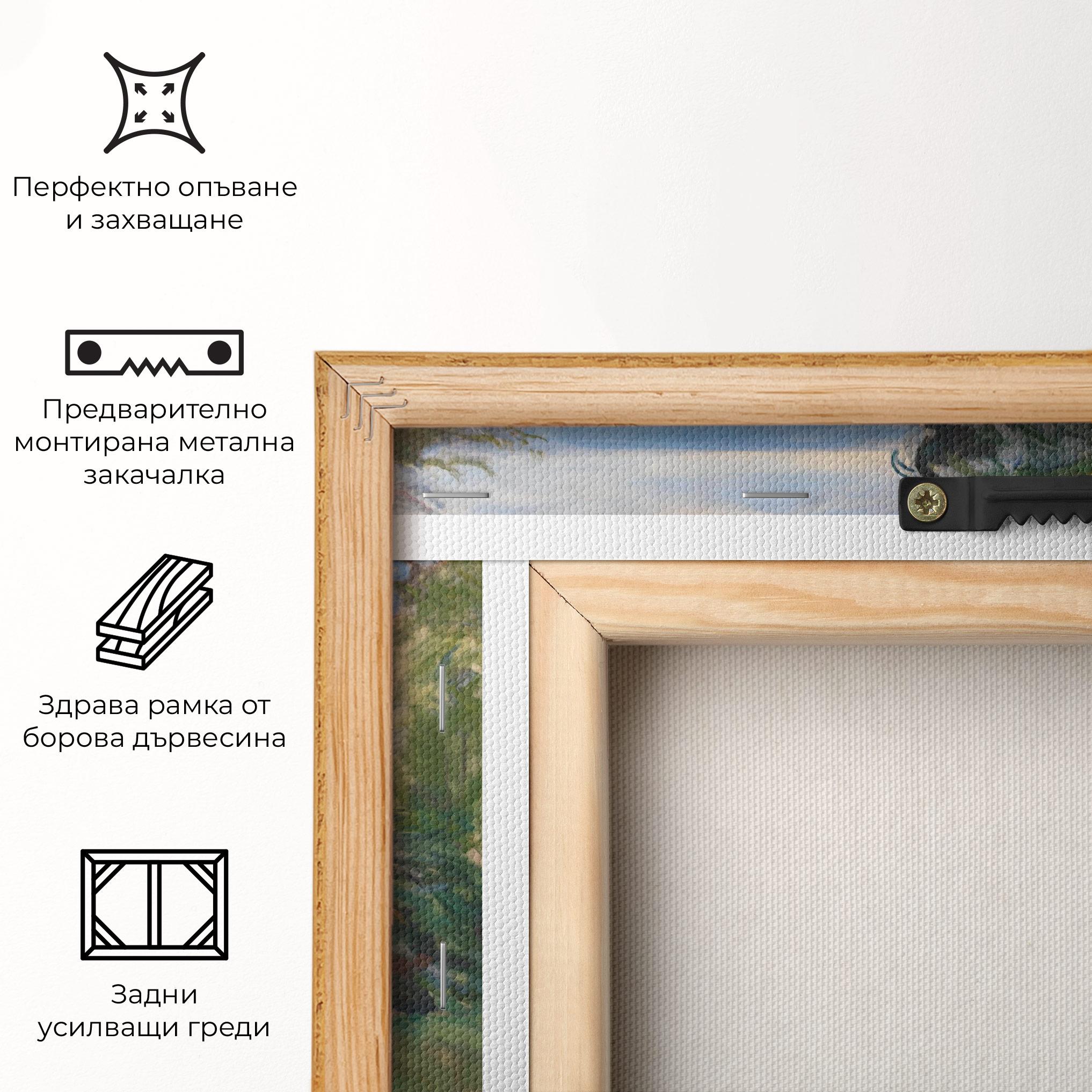 Картина на платно Evening Passion mockup 5