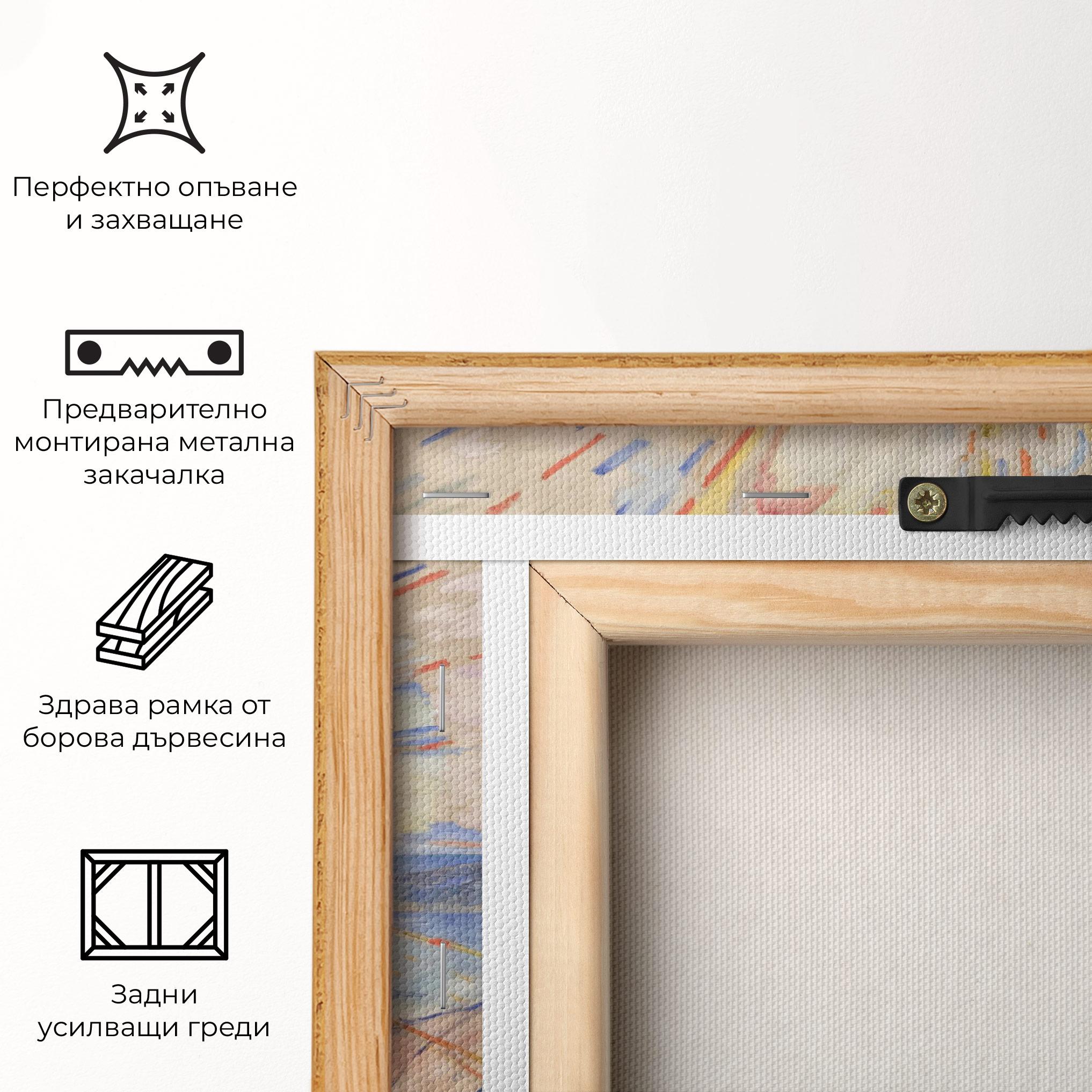 Картина на платно The Sun mockup 5