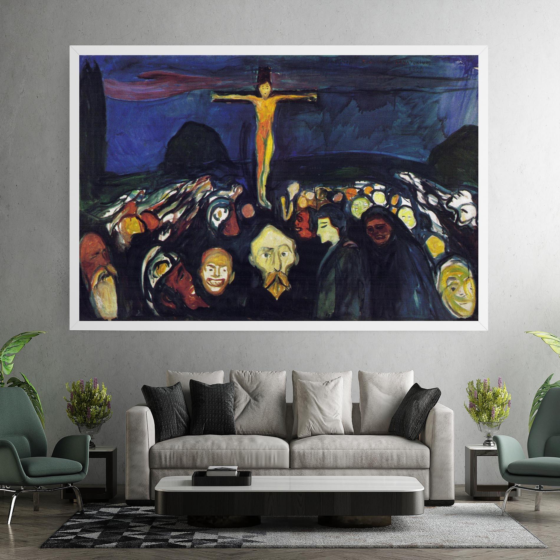 Картина на платно Golgotha mockup 7