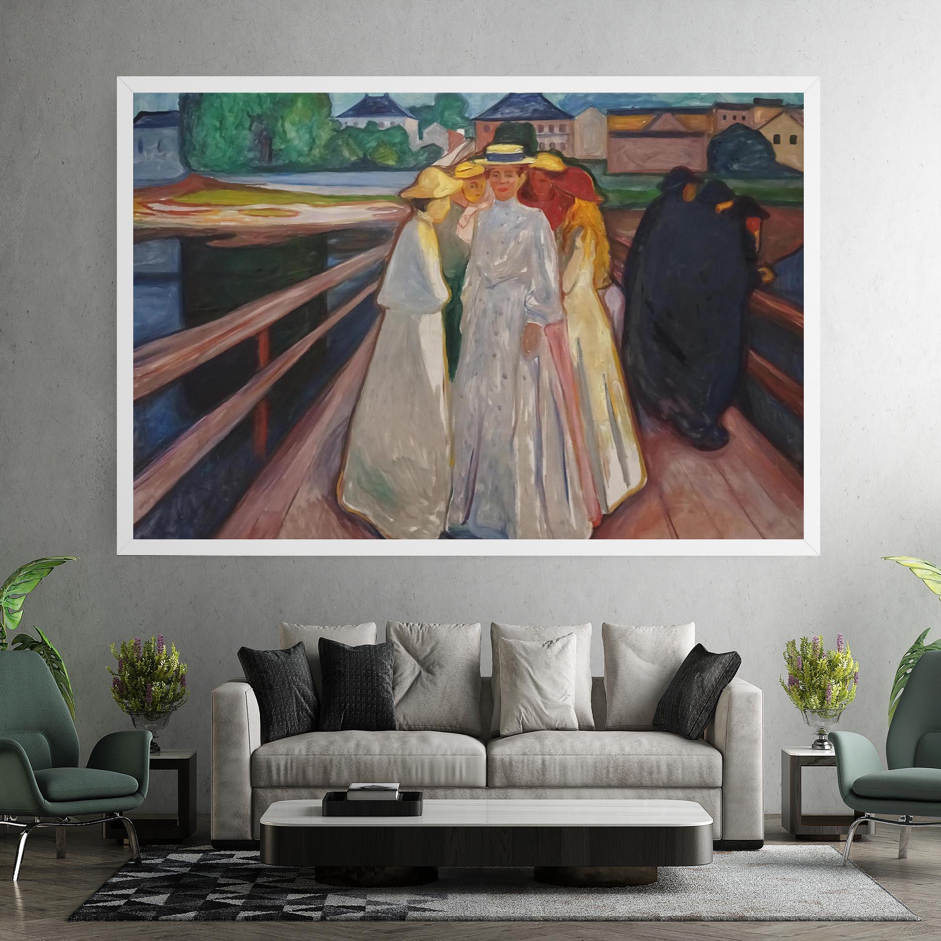 Картина на платно Munch Art mockup 7