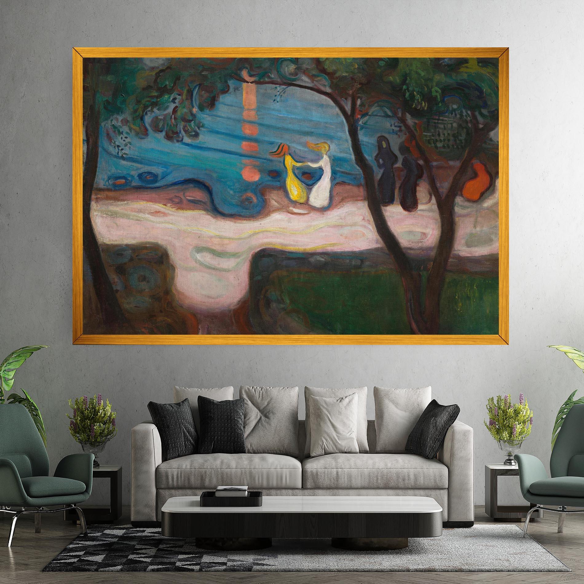 Картина на платно Dance On The Beach mockup 7