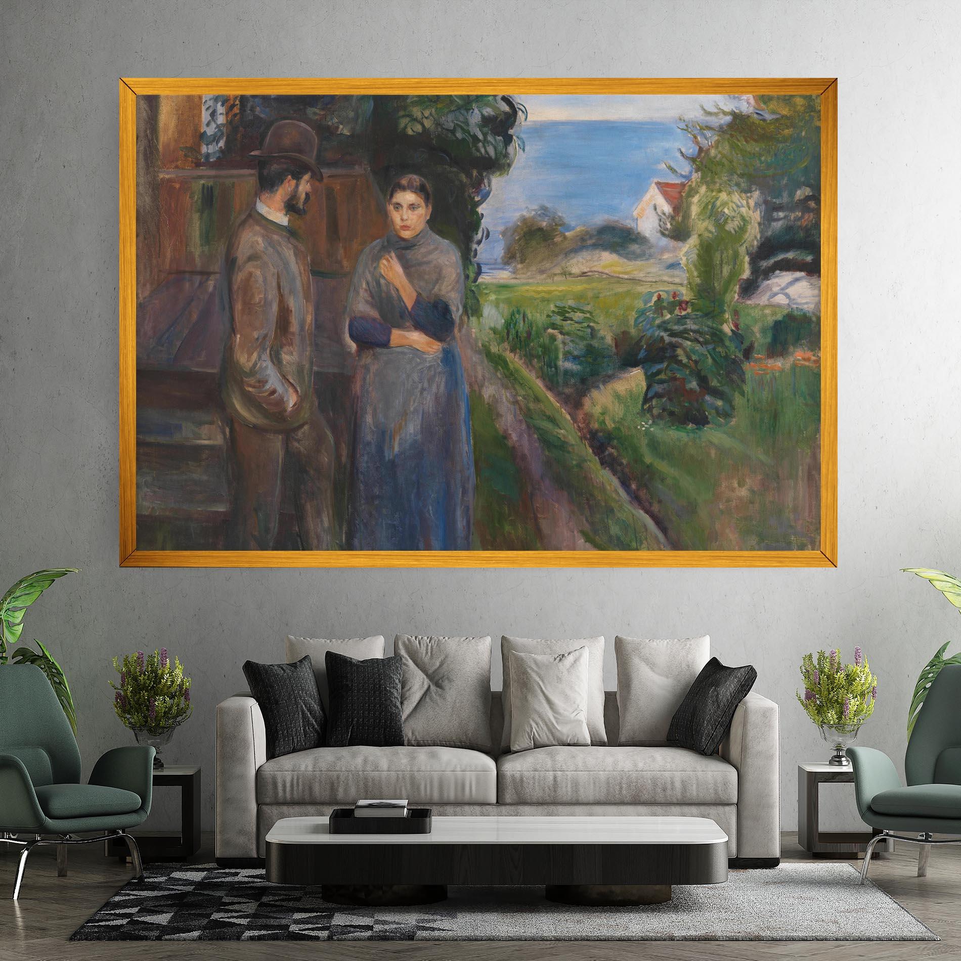 Картина на платно Evening Passion mockup 7