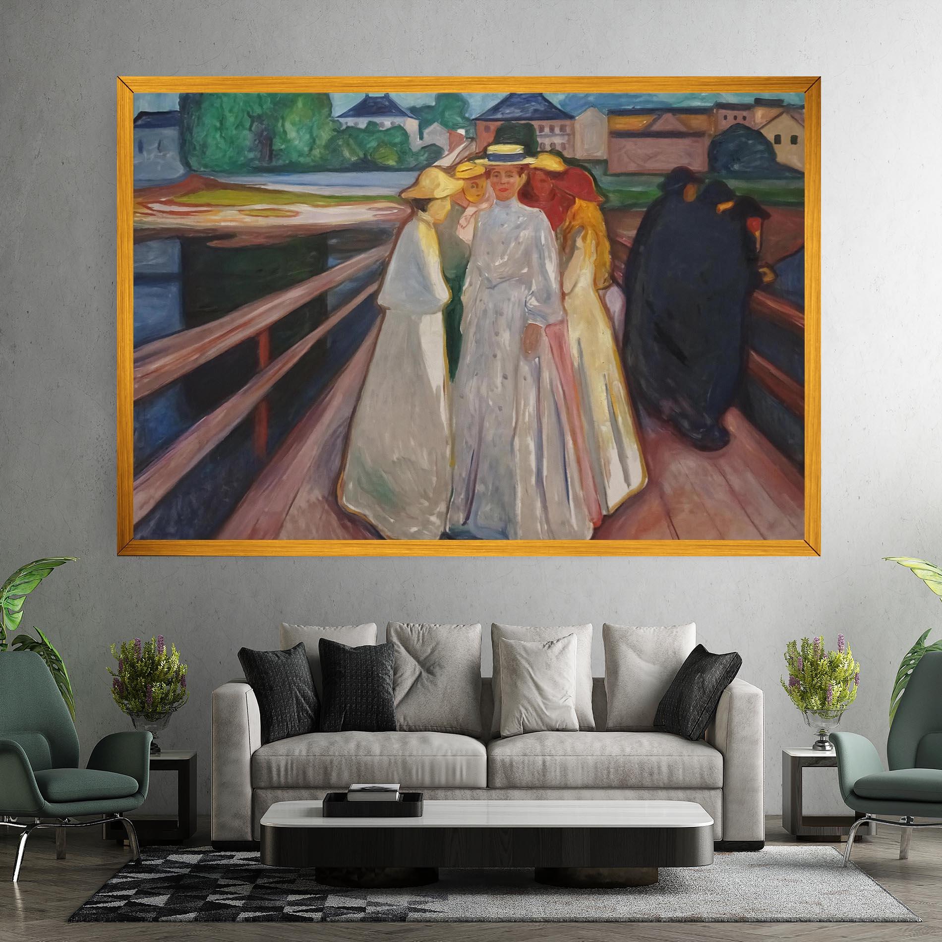 Картина на платно Munch Art mockup 7