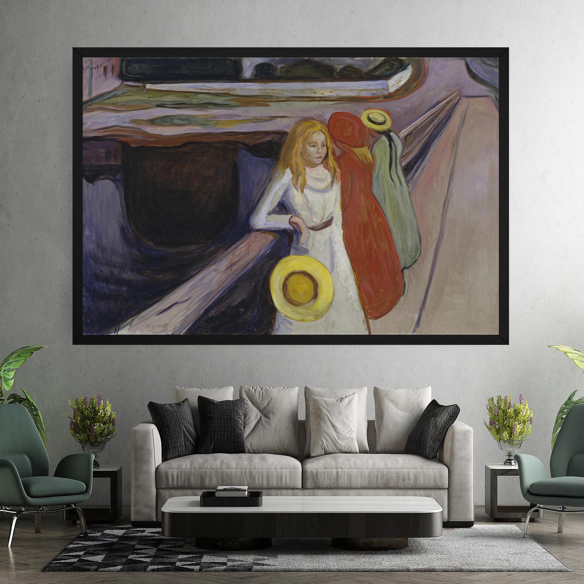 Картина на платно Bridge Girls mockup 7