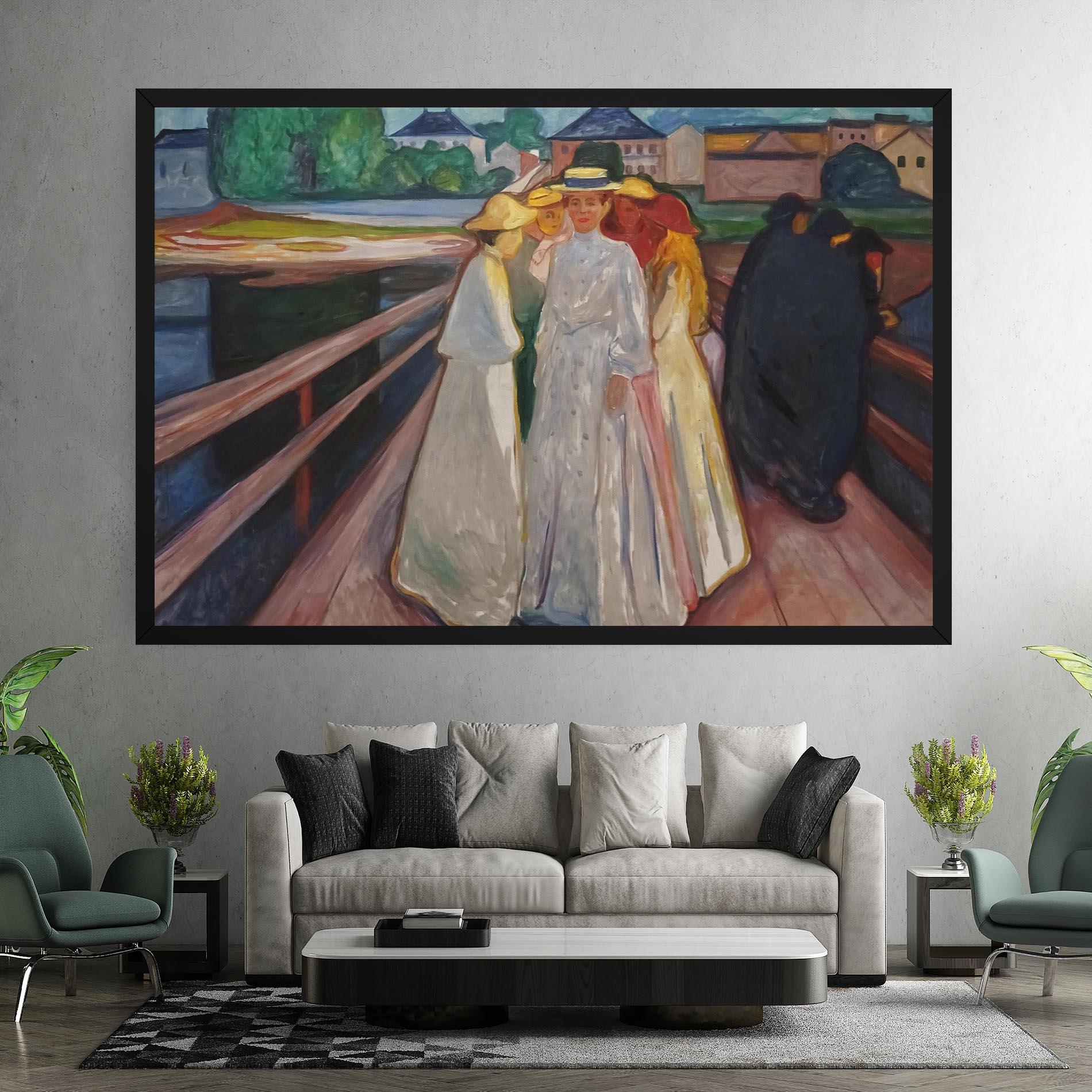 Картина на платно Munch Art mockup 7