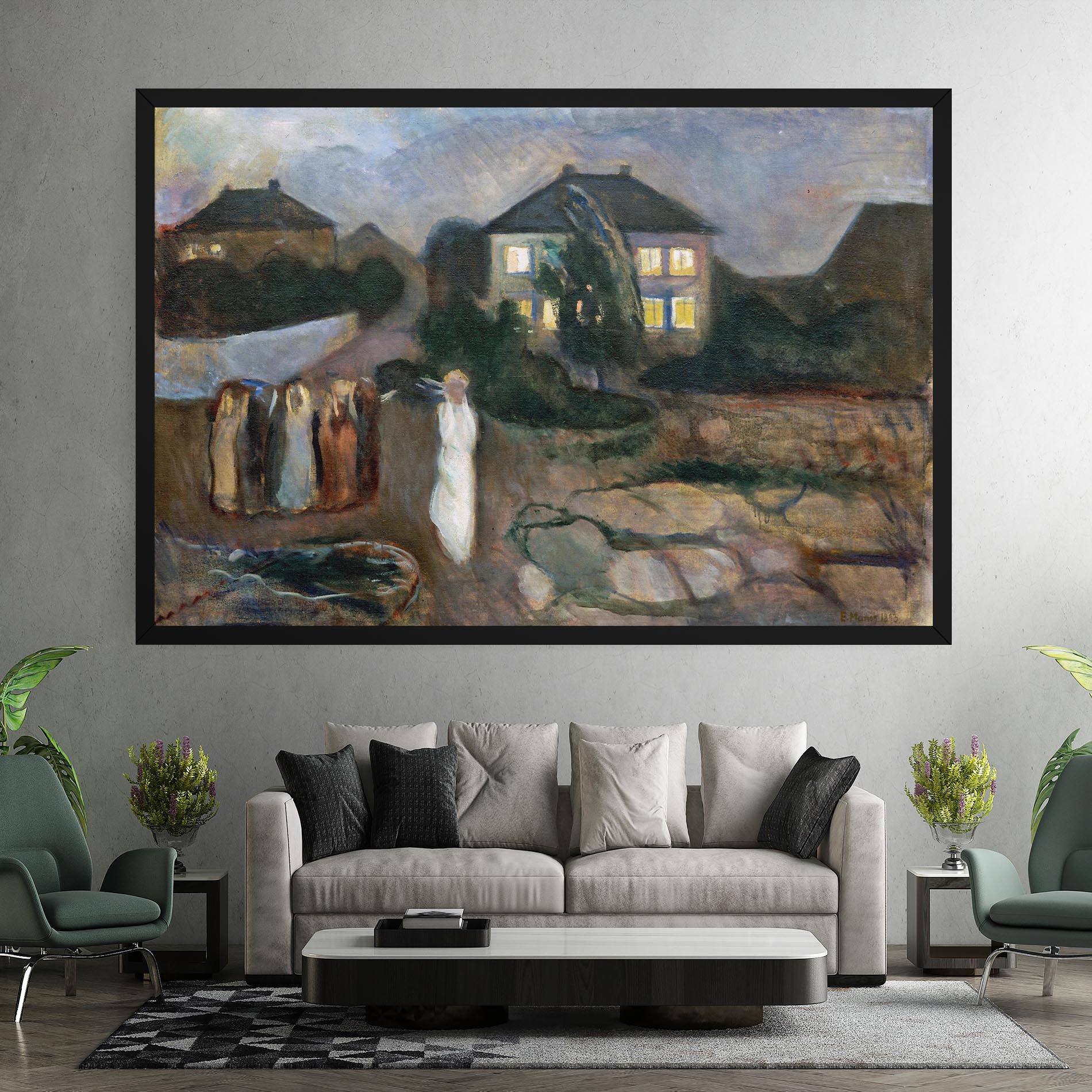 Картина на платно The Storm mockup 7