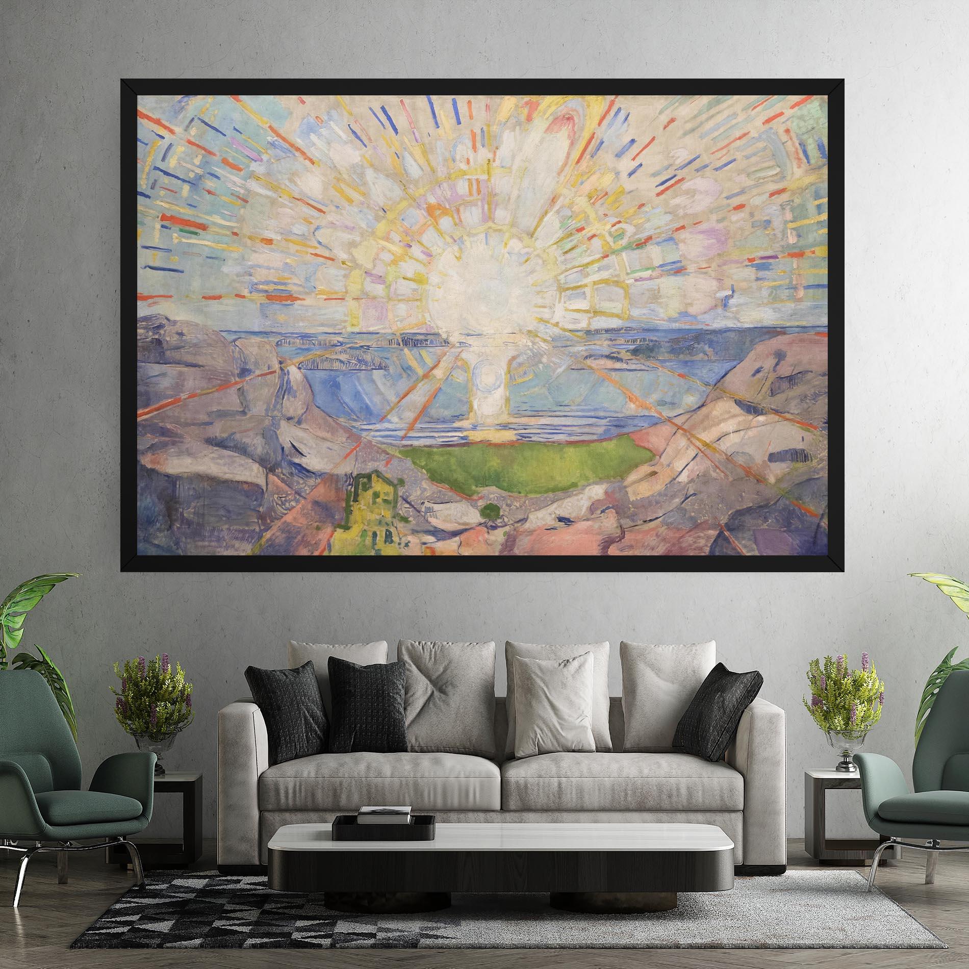 Картина на платно The Sun mockup 7