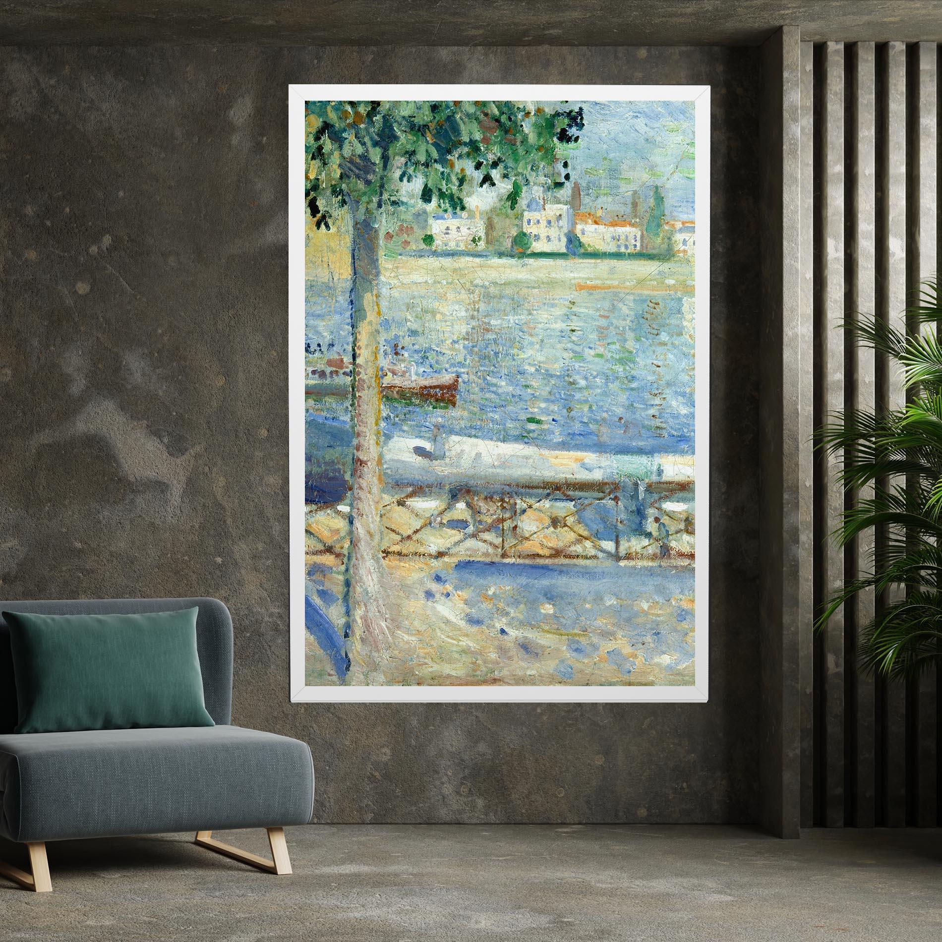 Картина на платно Seine At Saint mockup 7