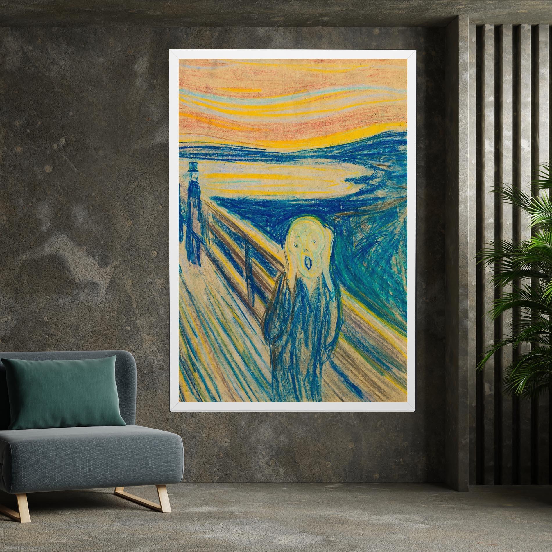 Картина на платно Skrik_1893 mockup 7