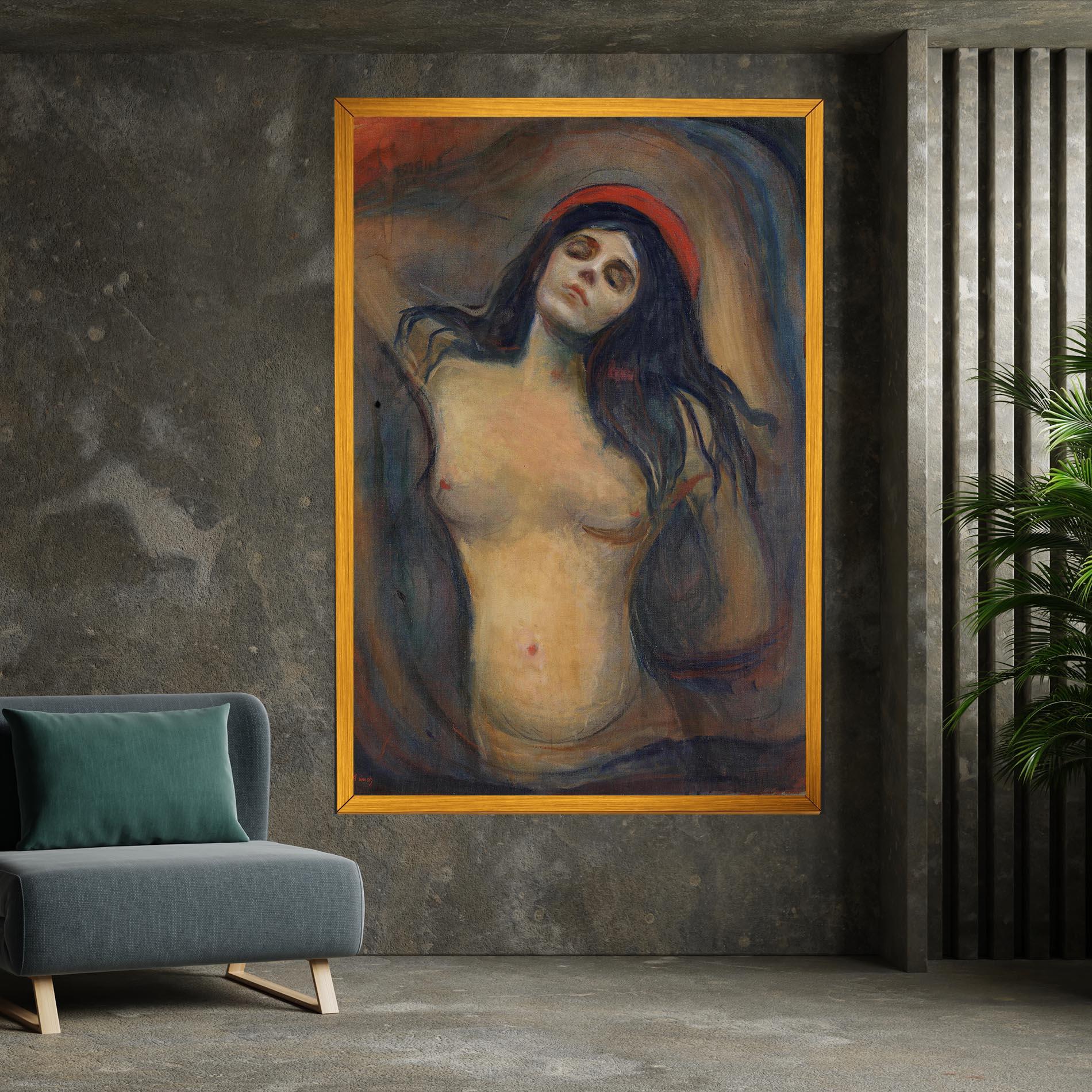 Картина на платно Madonna Oil Painting mockup 7