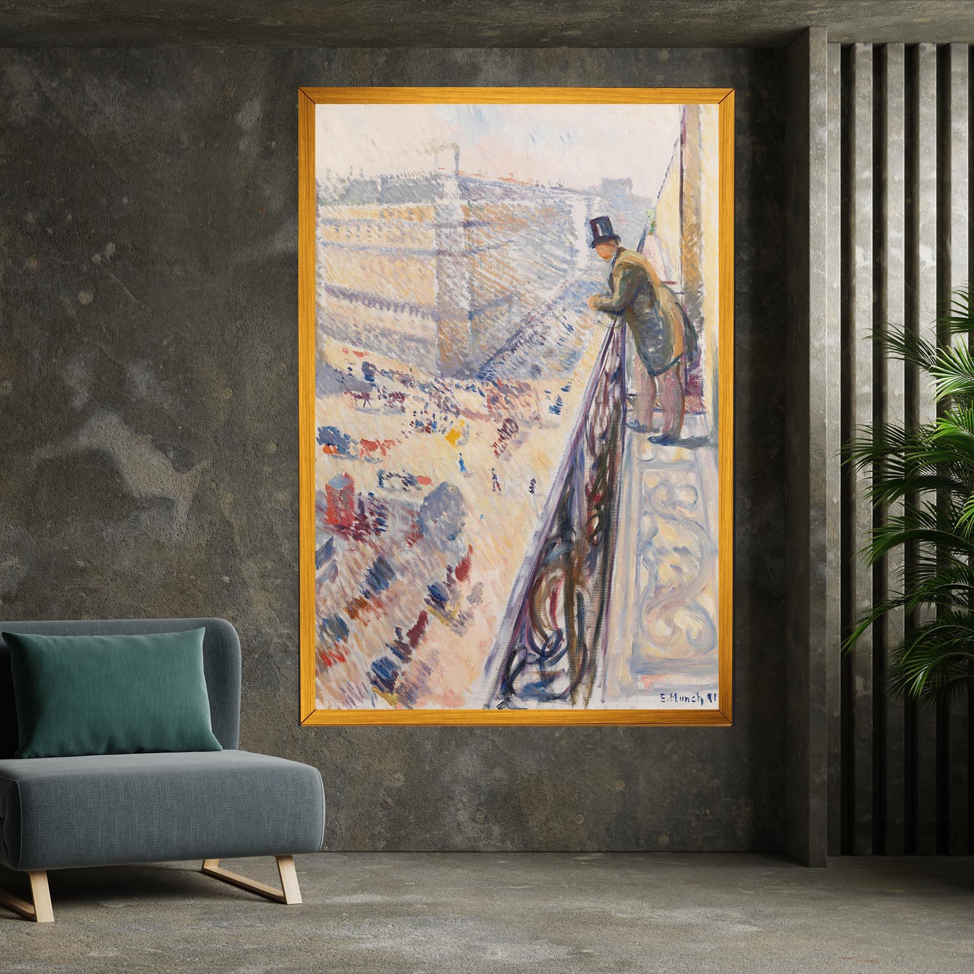 Картина на платно Rue Lafayette mockup 7