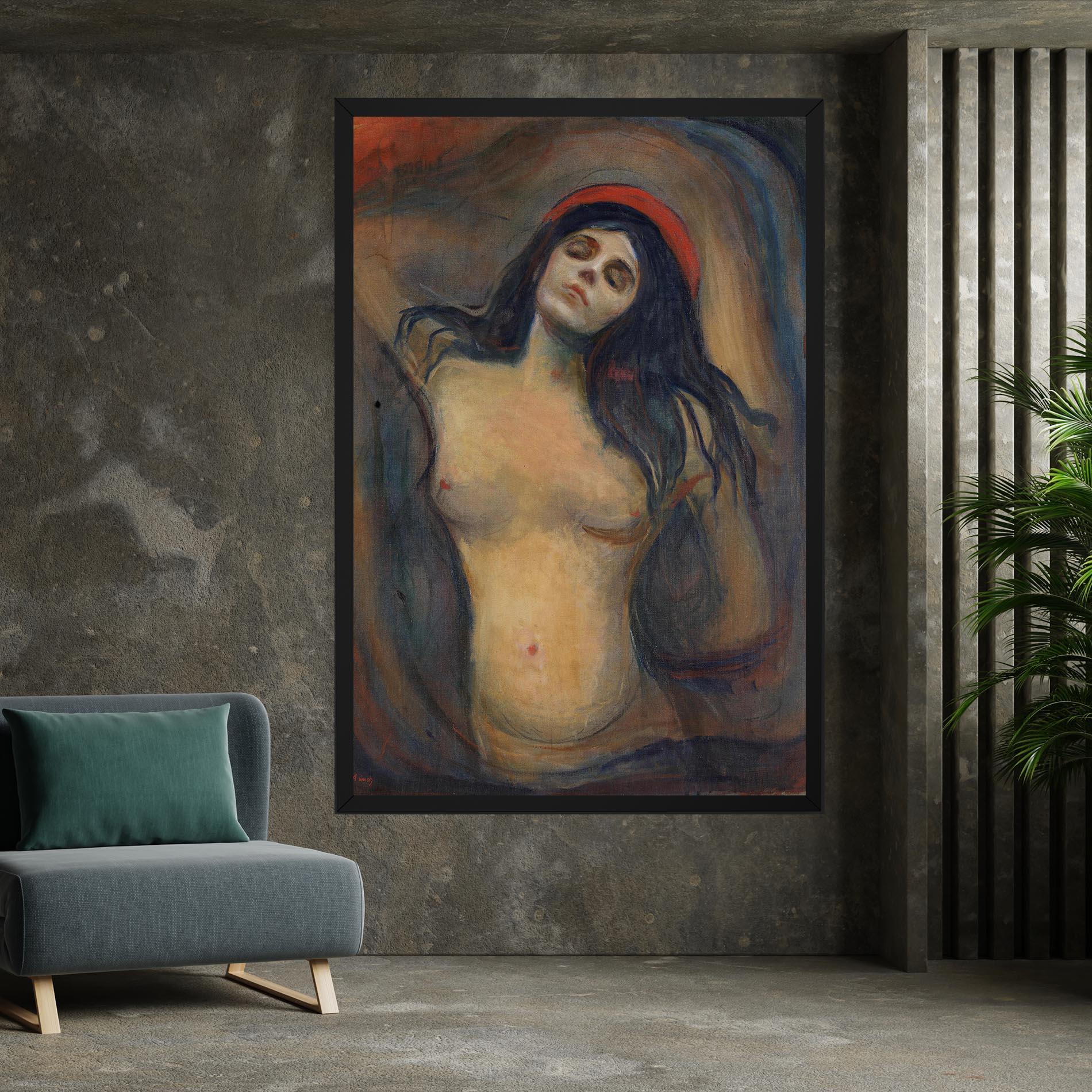 Картина на платно Madonna Oil Painting mockup 7